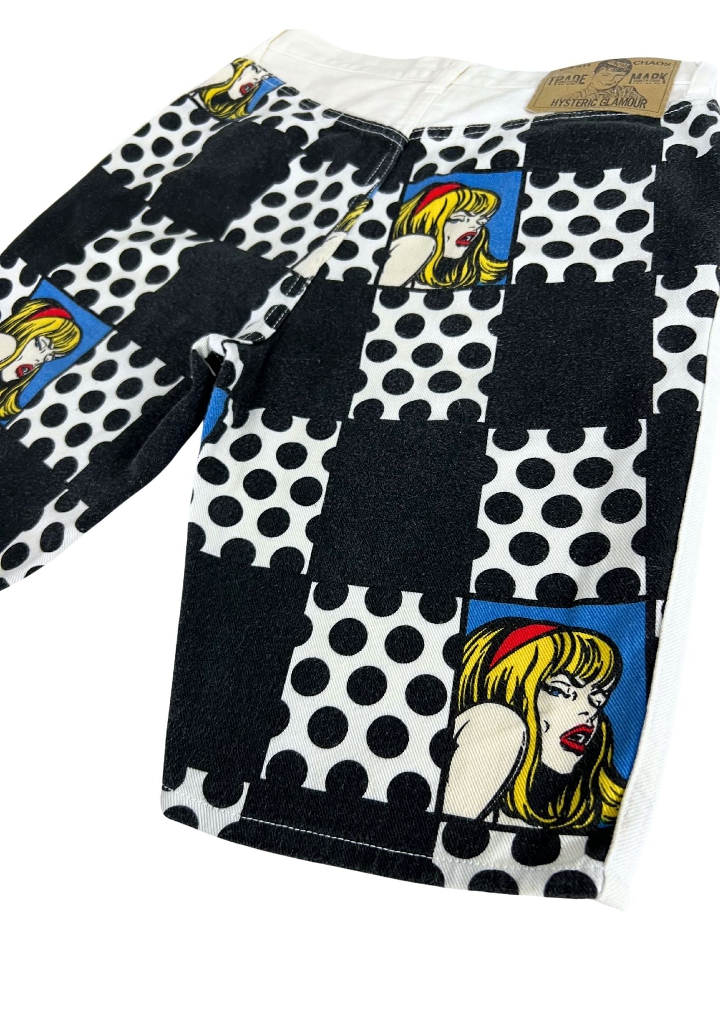 2000s Vintage HYSTERIC GLAMOUR 'Comic PopArt' Shorts