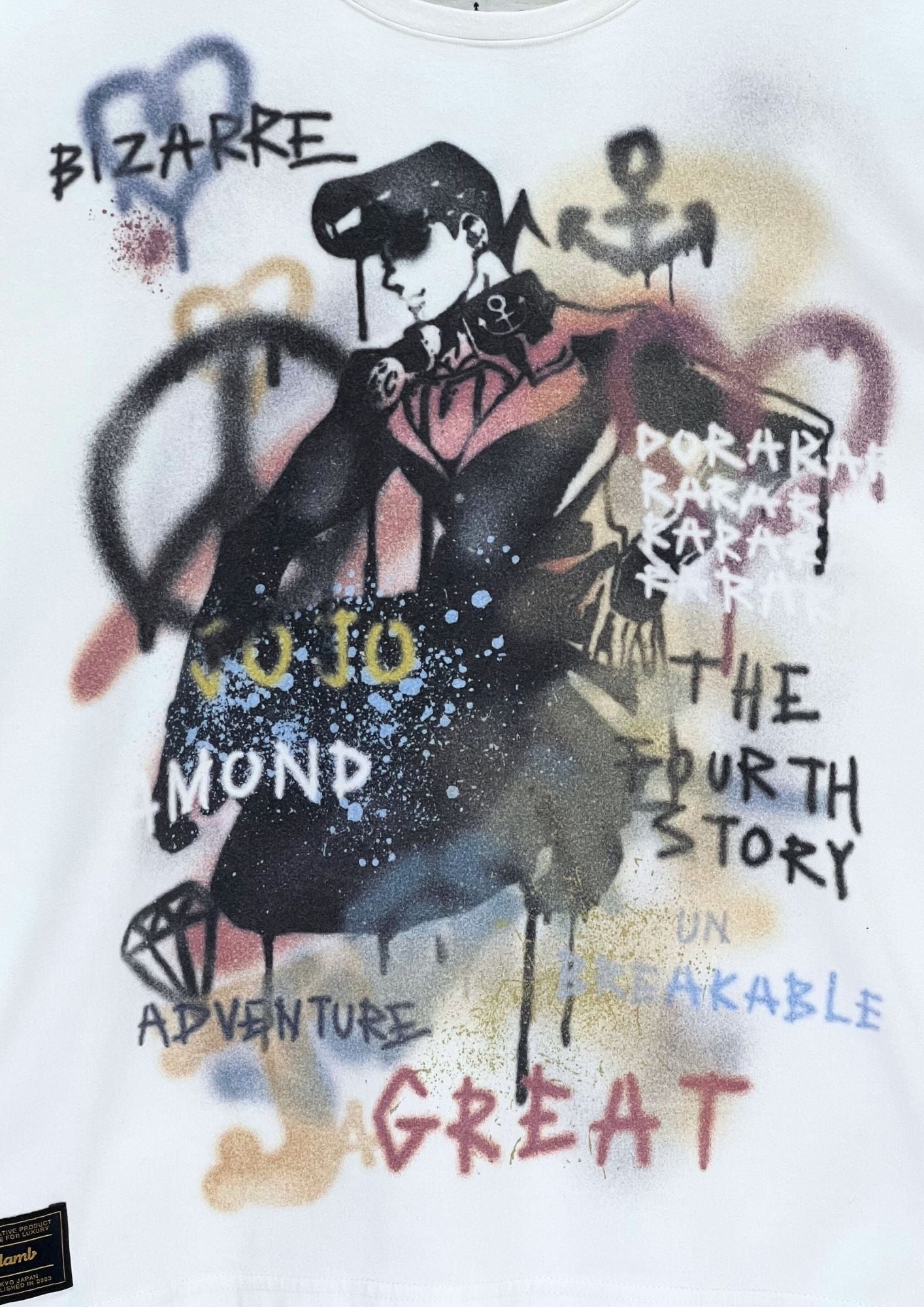 20 Jojo's Bizarre Adventure x GLAMB 'Josuke' T-shirt (M)