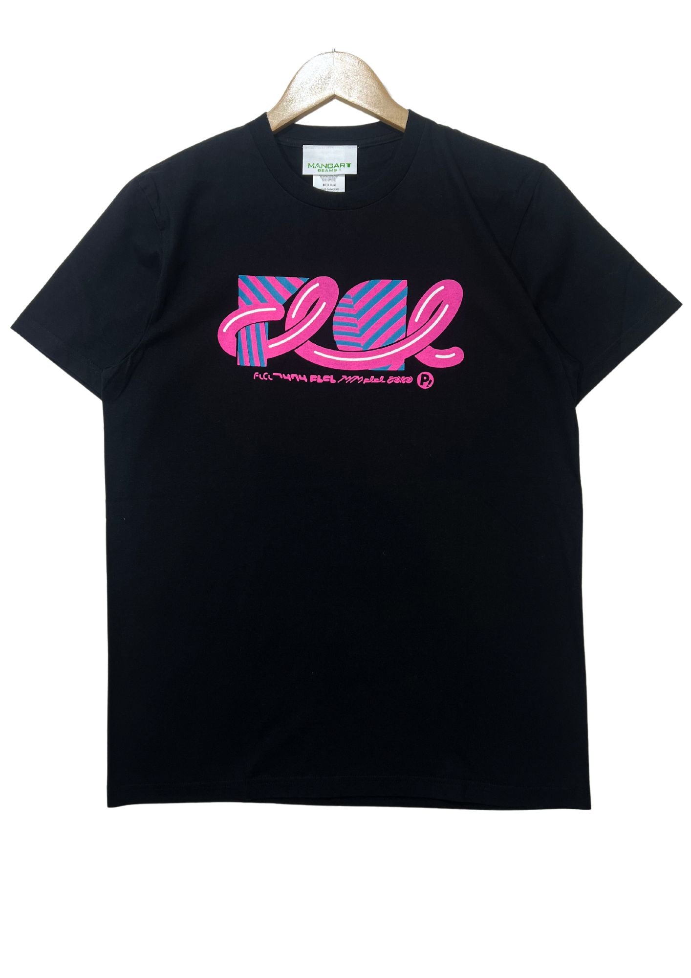 2012 FLCL x BEAMS 'Fooly Cooly Dazzle Logo' Gainax Limited Colour T-shirt (S)