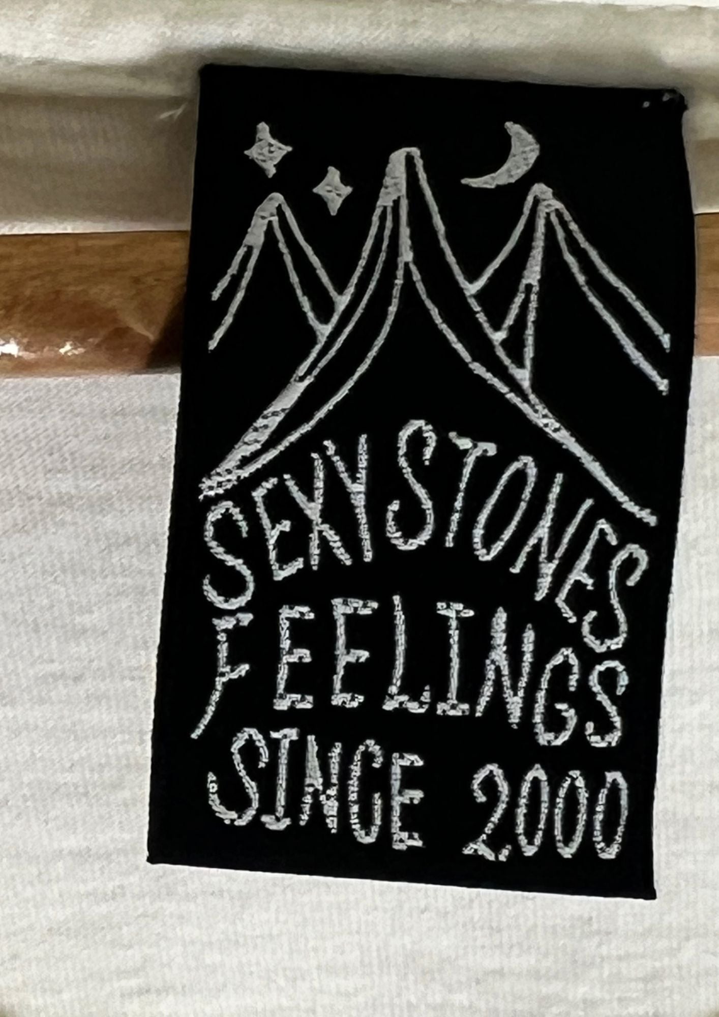 2010s SEXY STONES RECORDS 'Change Your Future By Yourself' Japanese Band Glitter Print T-shirt (M)