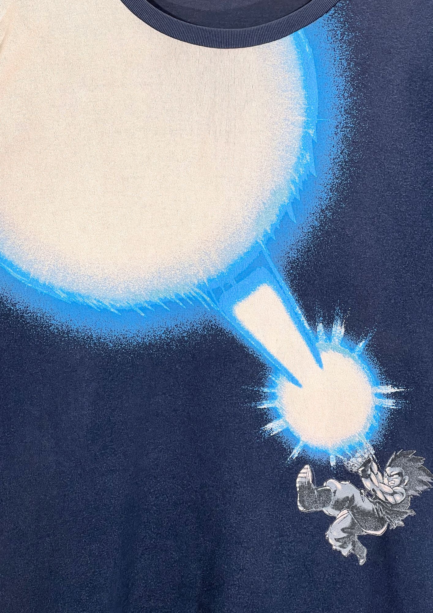 2010s Dragon Ball Z x UT 'Goku Kamehameha' Big Print T-shirt (L)