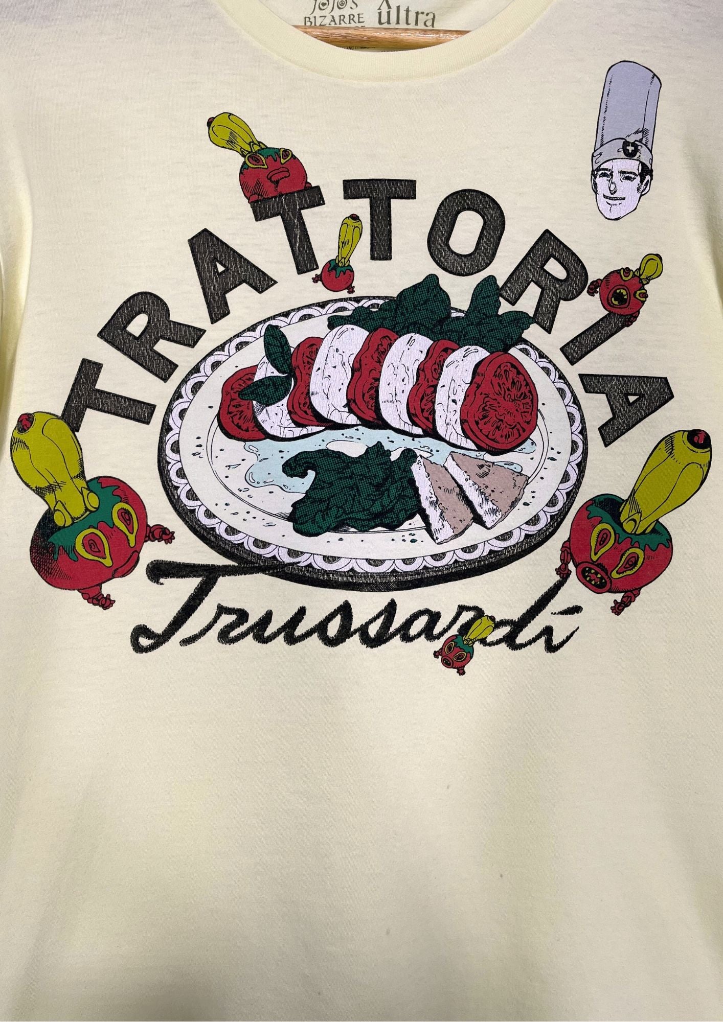 2011 Jojo's Bizarre Adventure x Ultra Violence Trattoria Trussardi T-shirt