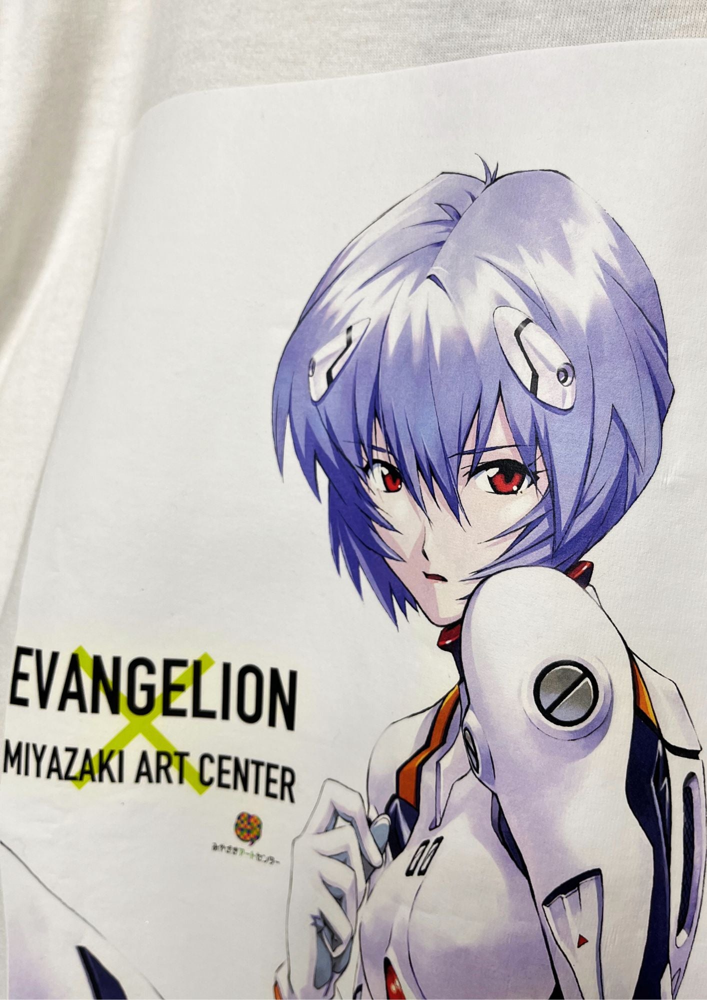 Neon Genesis Evangelion x Miyazaki Art Centre Evangelion Exhibition Rei T-shirt