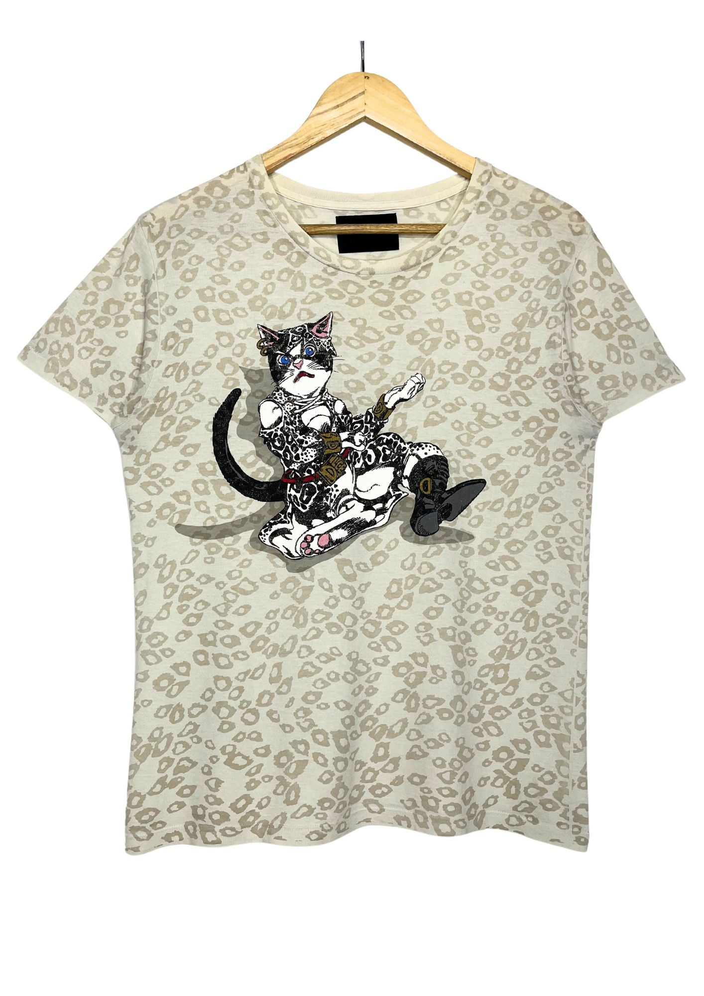 2010 Jojo's Bizarre Adventure x Ultra Violence Dolce Die Hard the Cat T-shirt