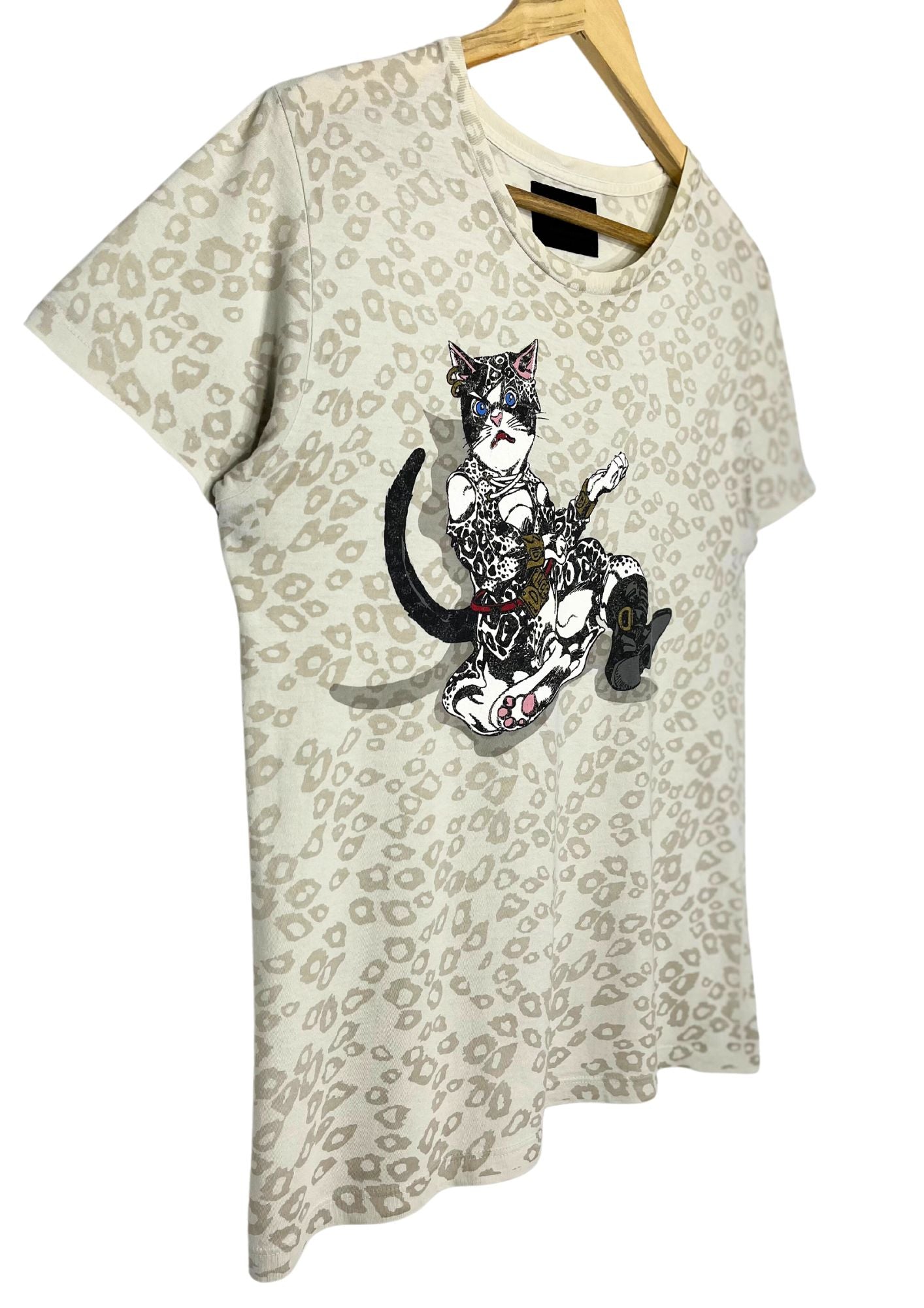 2010 Jojo's Bizarre Adventure x Ultra Violence Dolce Die Hard the Cat T-shirt