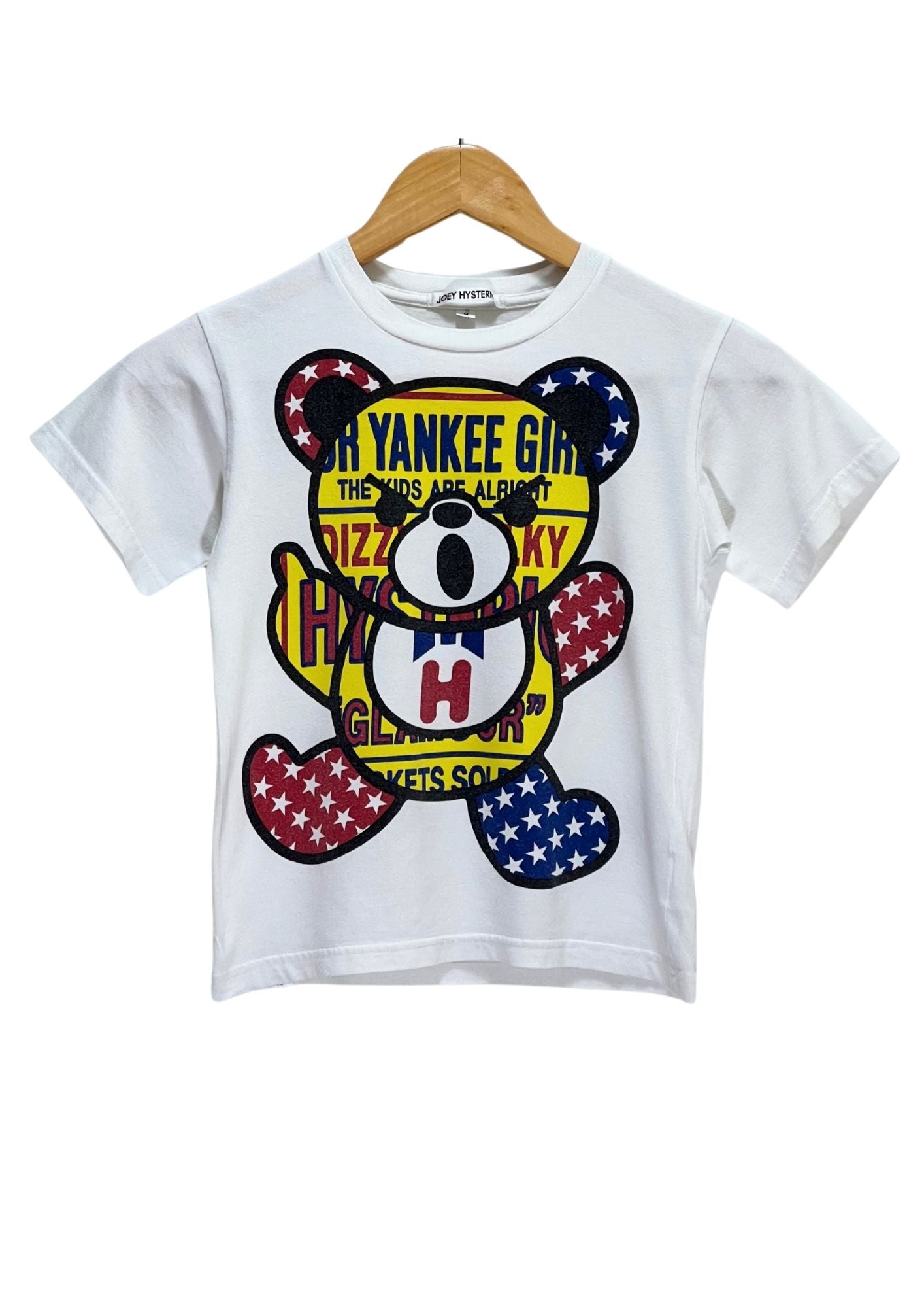 JOEY HYSTERIC by HYSTERIC GLAMOUR 'American Bear' Baby Tee (Ladies S)
