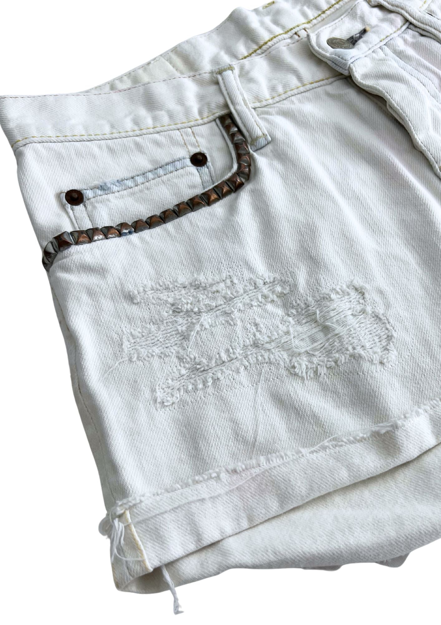 2000s Vintage HYSTERIC GLAMOUR Studs Denim Shorts