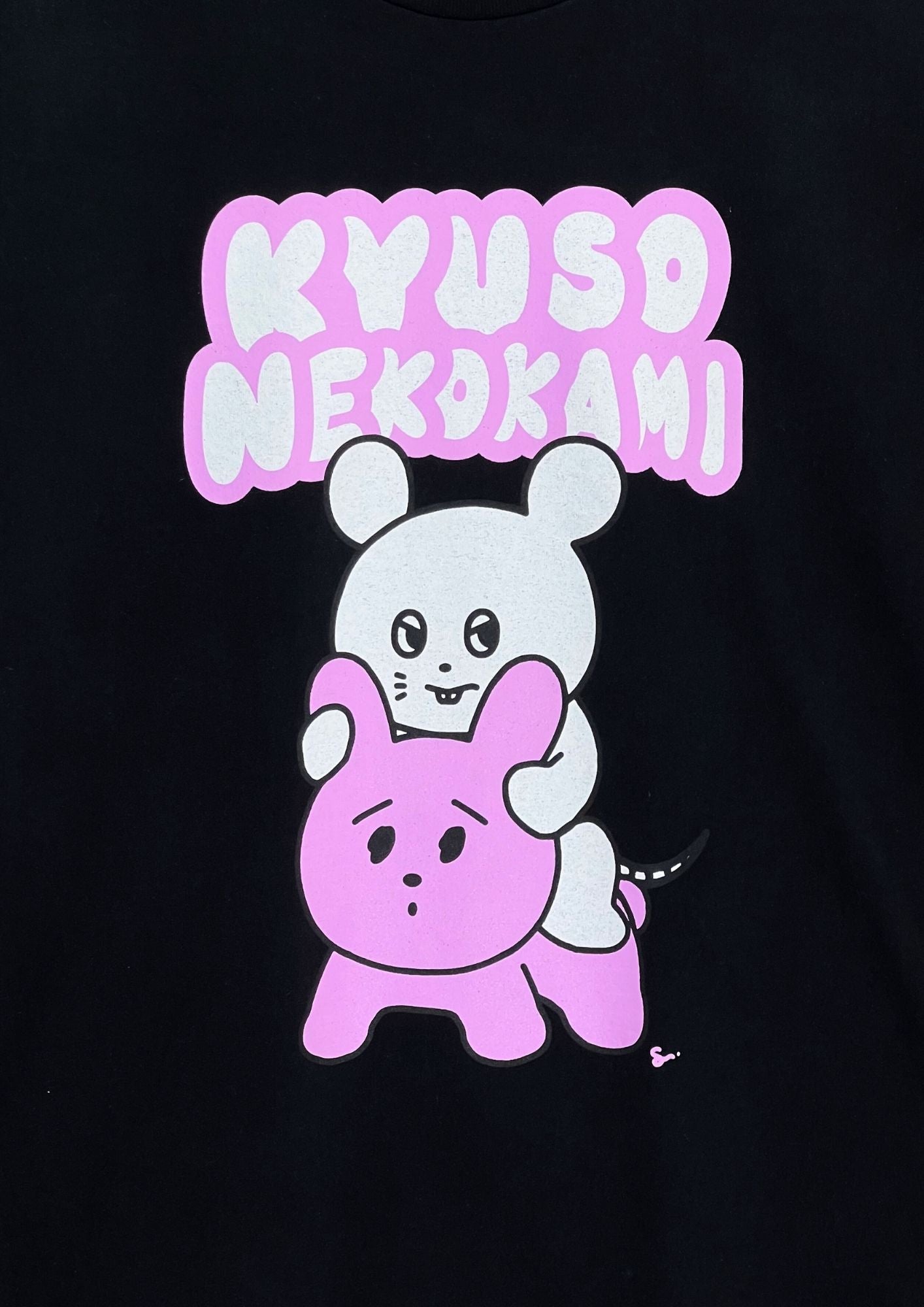 2023KYUSO NEKOKAMI 'Riding Bunny' Japanese Band T-shirt (XL)