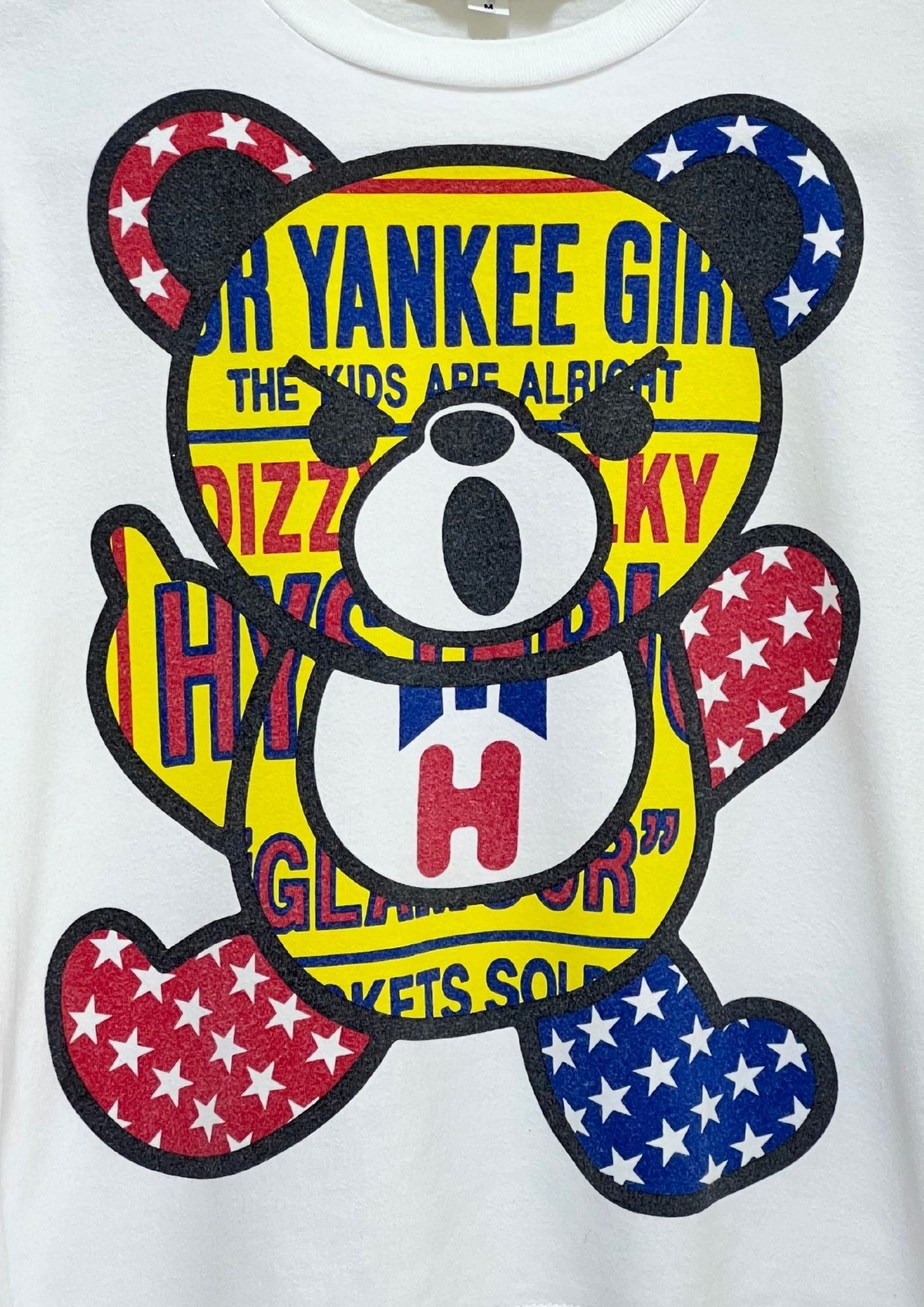 JOEY HYSTERIC by HYSTERIC GLAMOUR 'American Bear' Baby Tee (Ladies S)