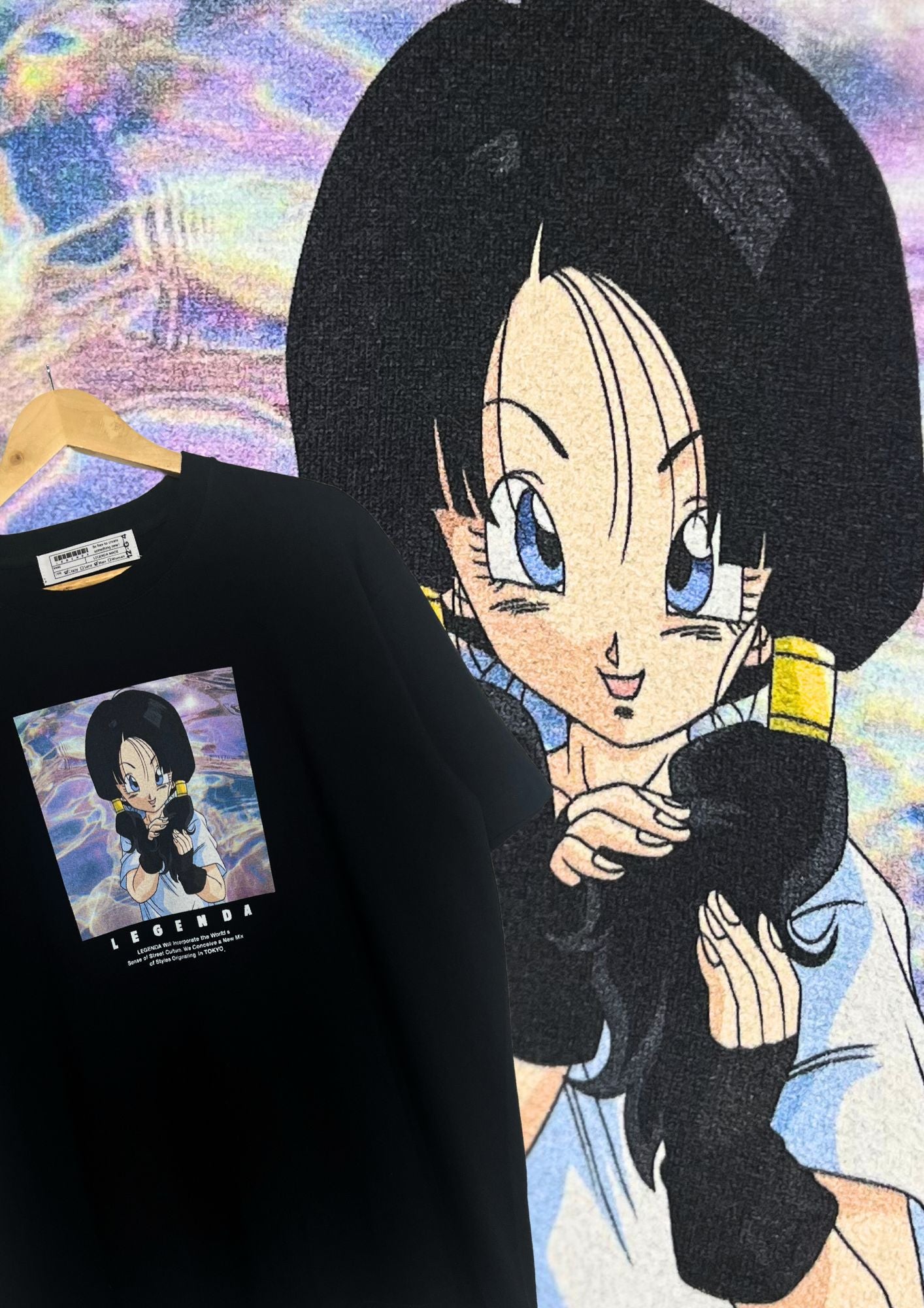 2020 Dragon Ball Z x Legenda Videl T-shirt