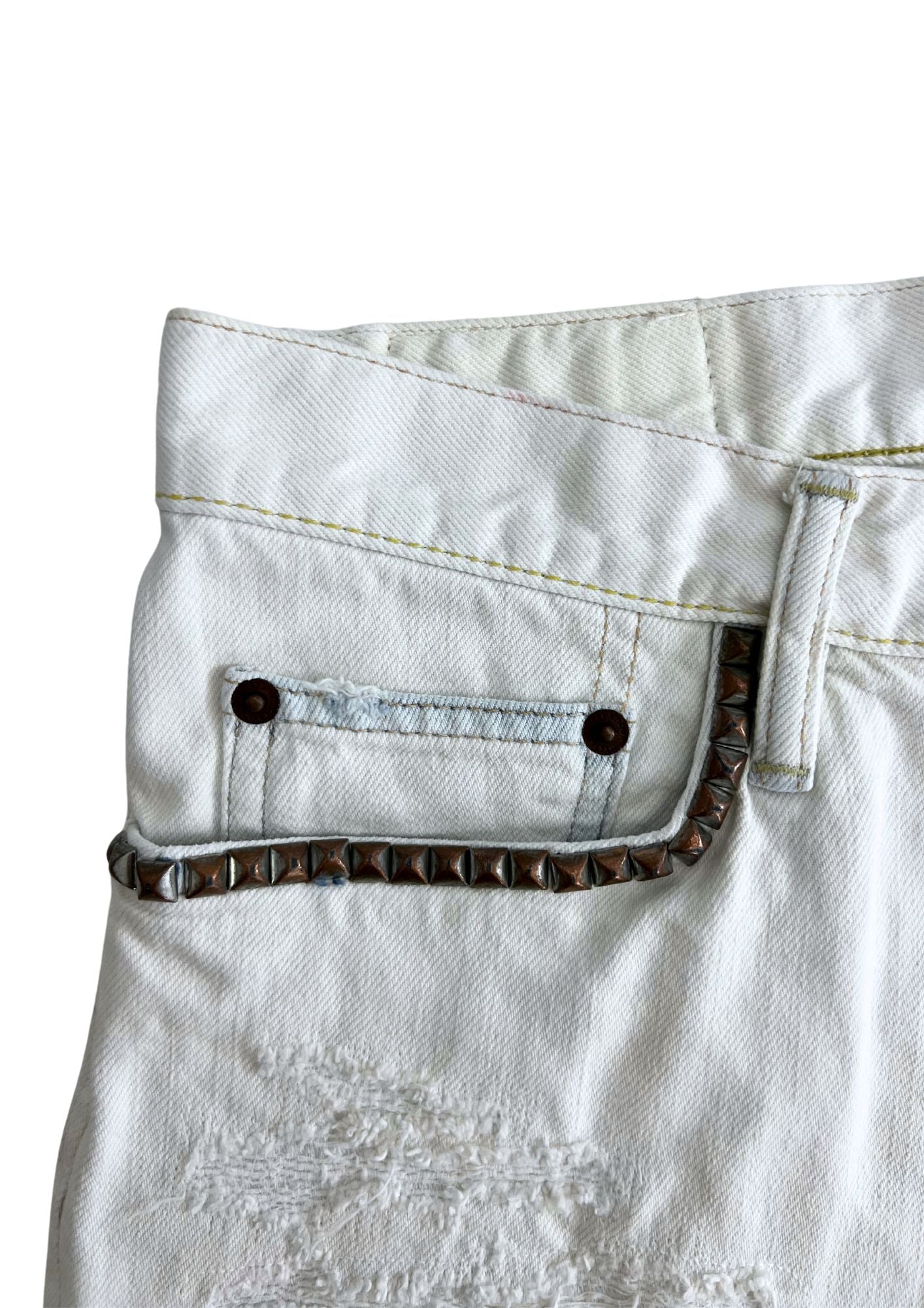 2000s Vintage HYSTERIC GLAMOUR Studs Denim Shorts
