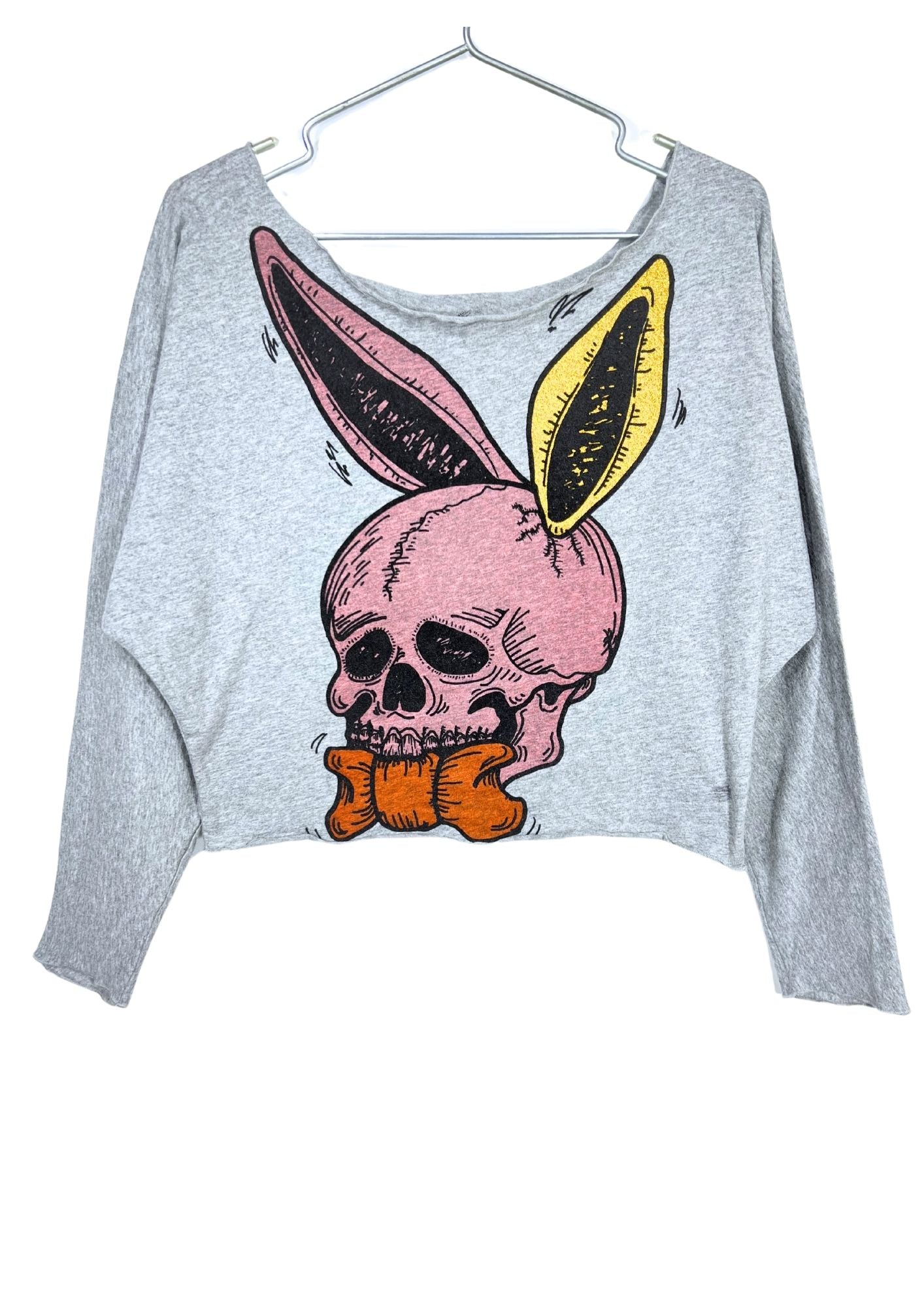 2000s GLAD NEWS 'Rock and Roll Animal' L/S Cropped Top (Ladies M)