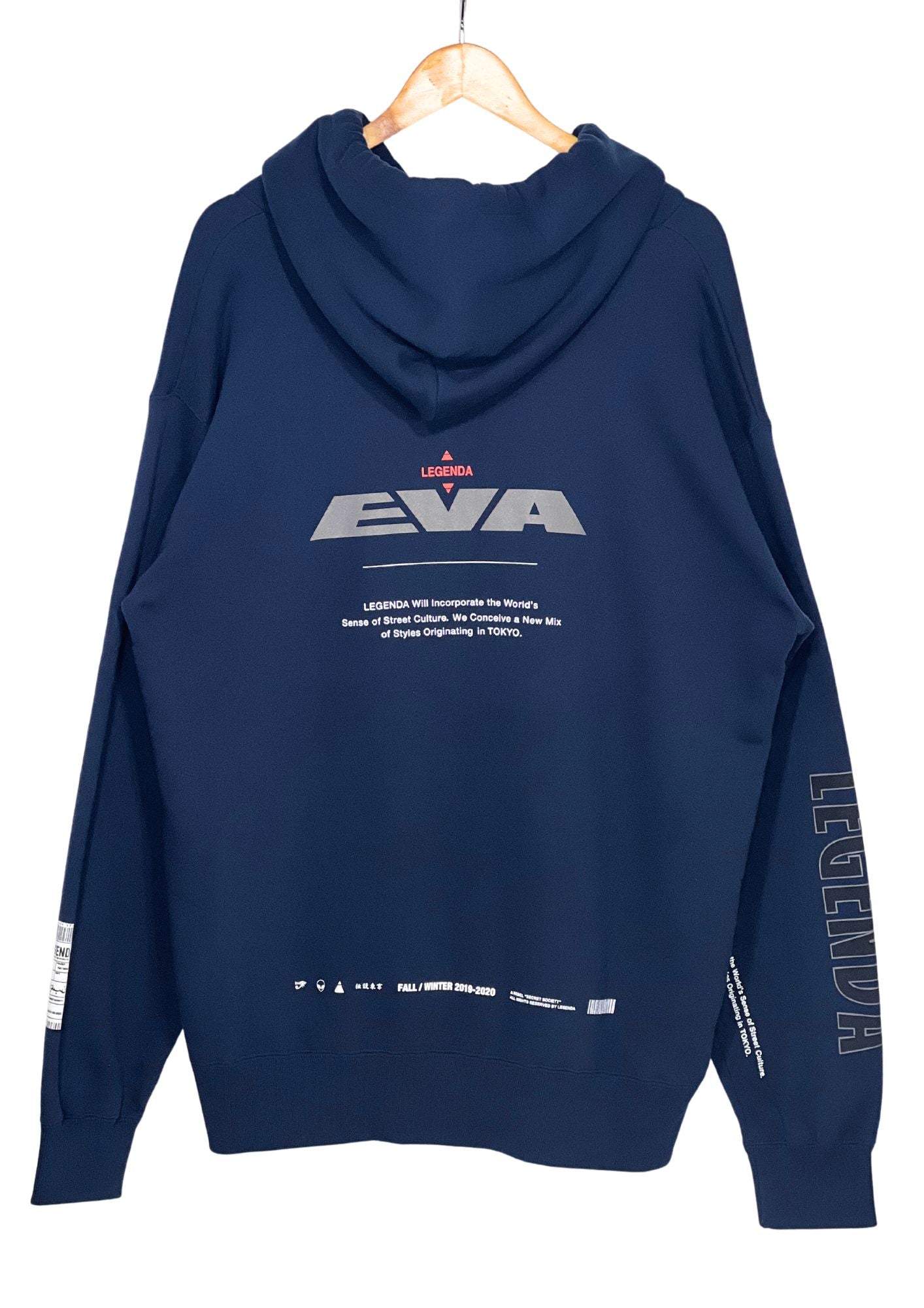 2019 Neon Genesis Evangelion x Legenda Kaworu Hoodie