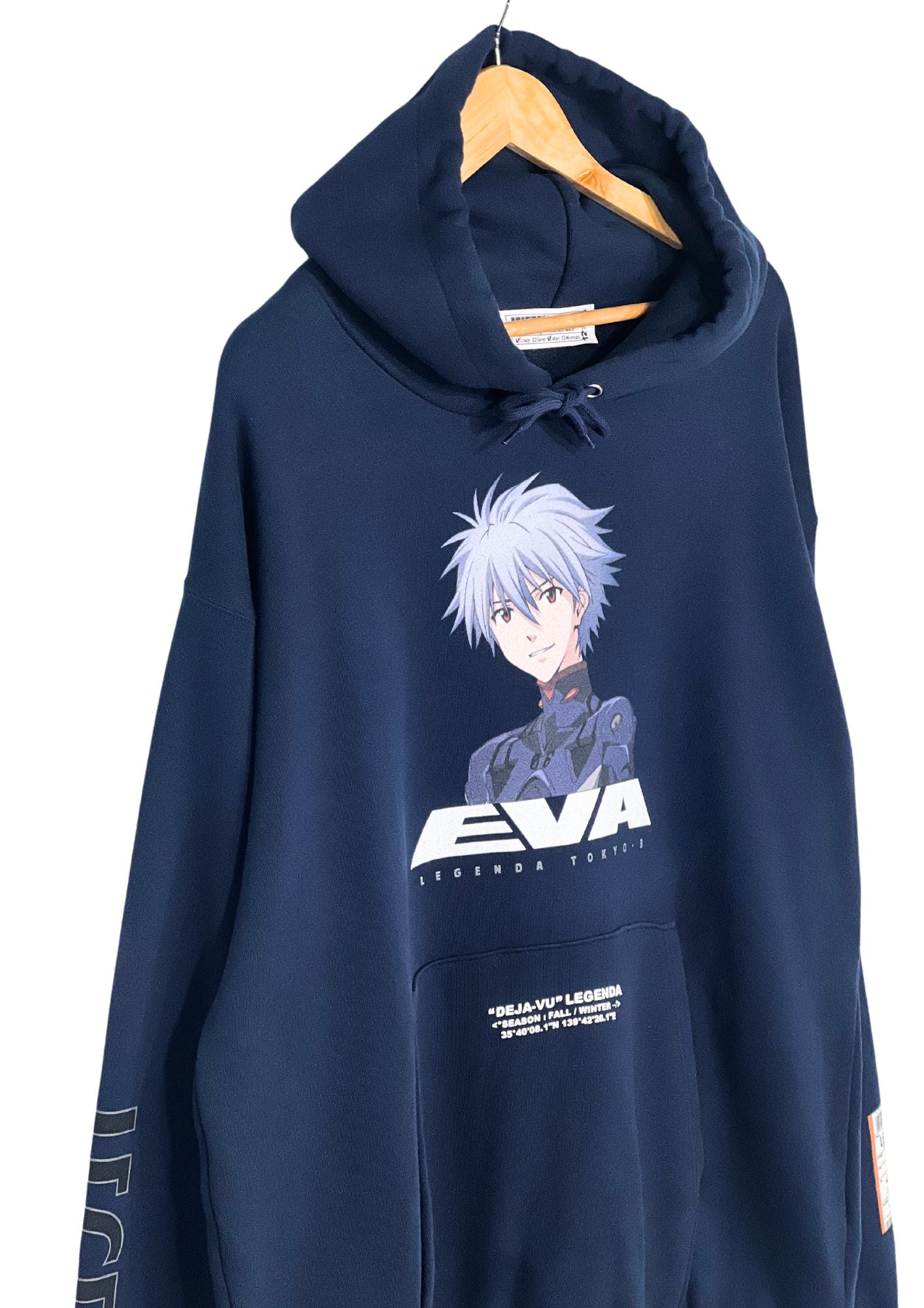2019 Neon Genesis Evangelion x Legenda Kaworu Hoodie
