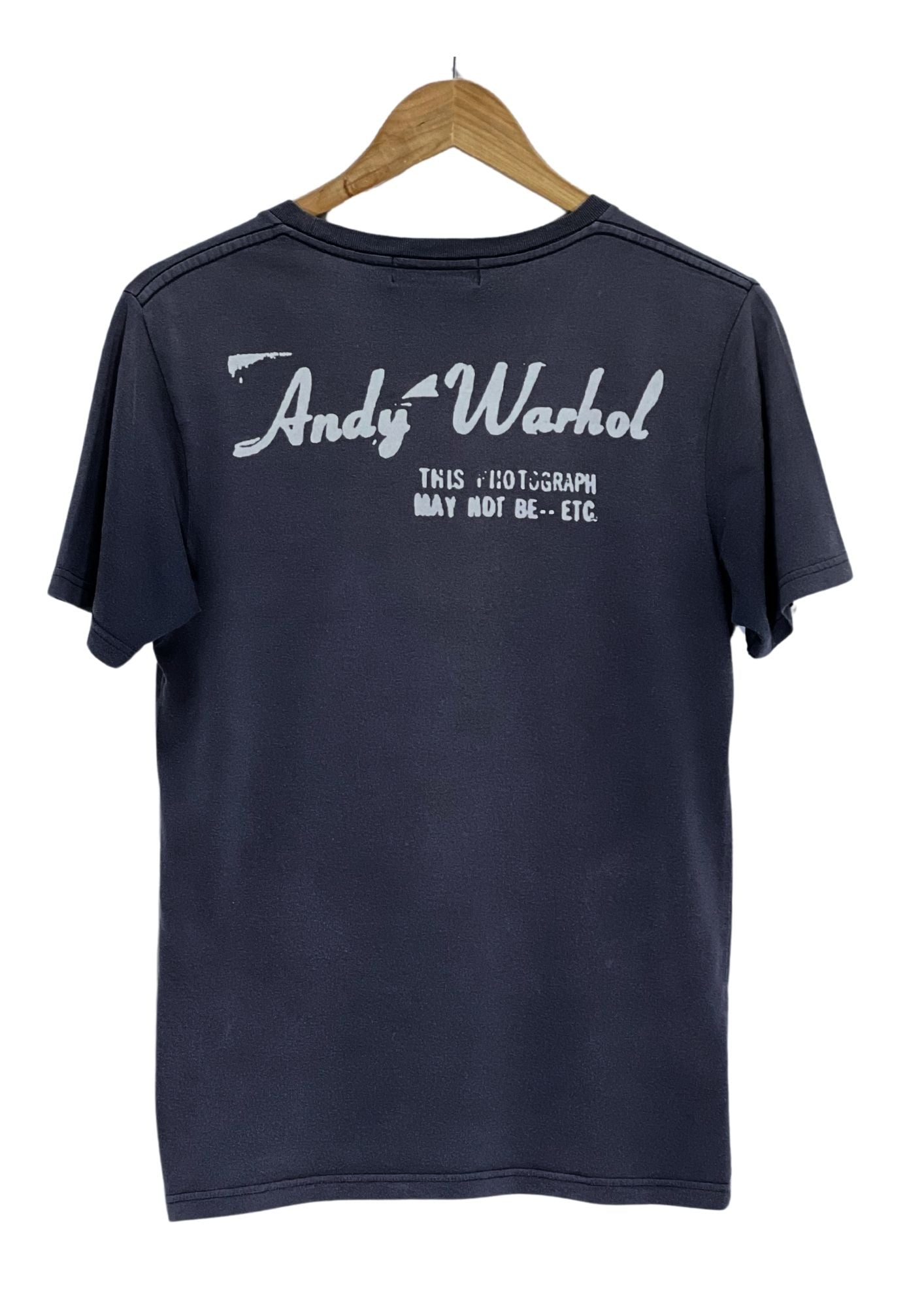 HYSTERIC GLAMOUR Andy Warhol x 'This photo may not be - etc…' T-shirt (S)