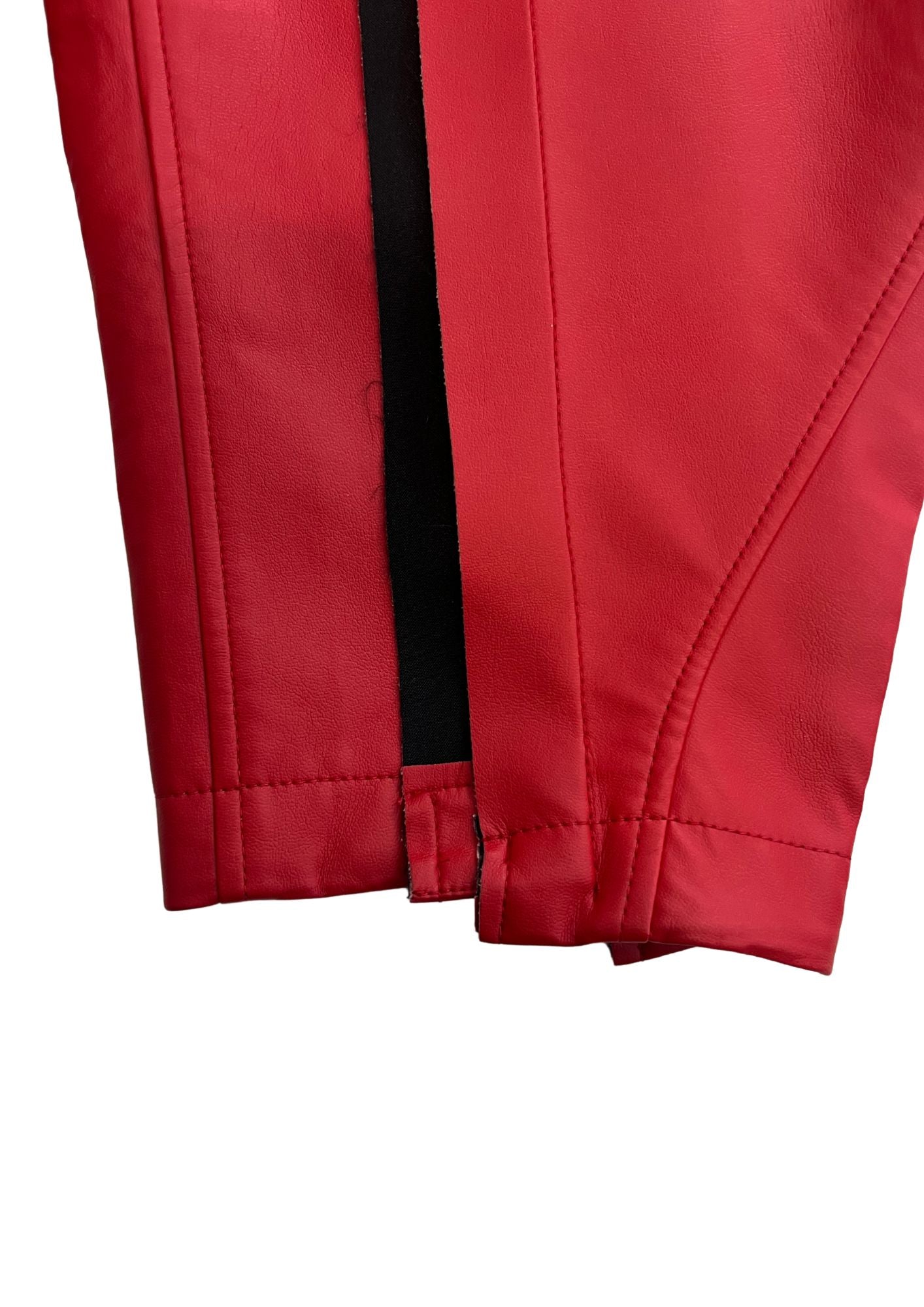 2015SS COMME des GARÇONS Rose and Blood Eco Leather Balloon Pants
