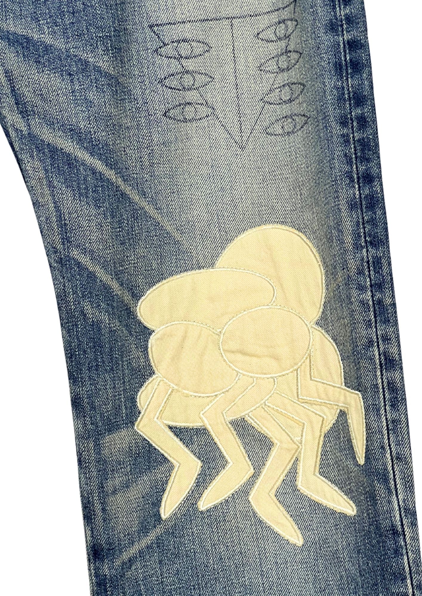 2007 Neon Genesis Evangelion x COSPA Lilith Denim Jeans