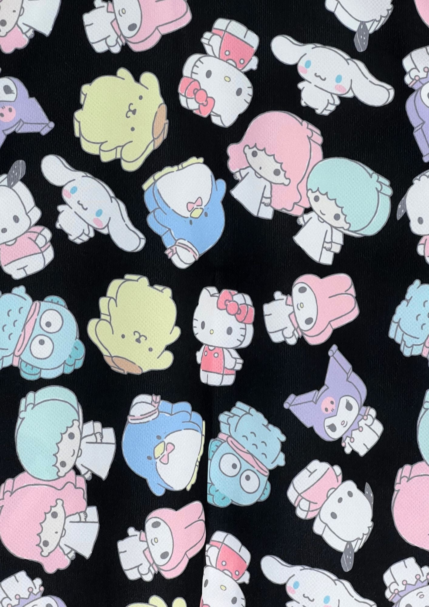Sanrio Hello Kitty 'Sanrio Characters' Mesh T-shirt (Ladies M)