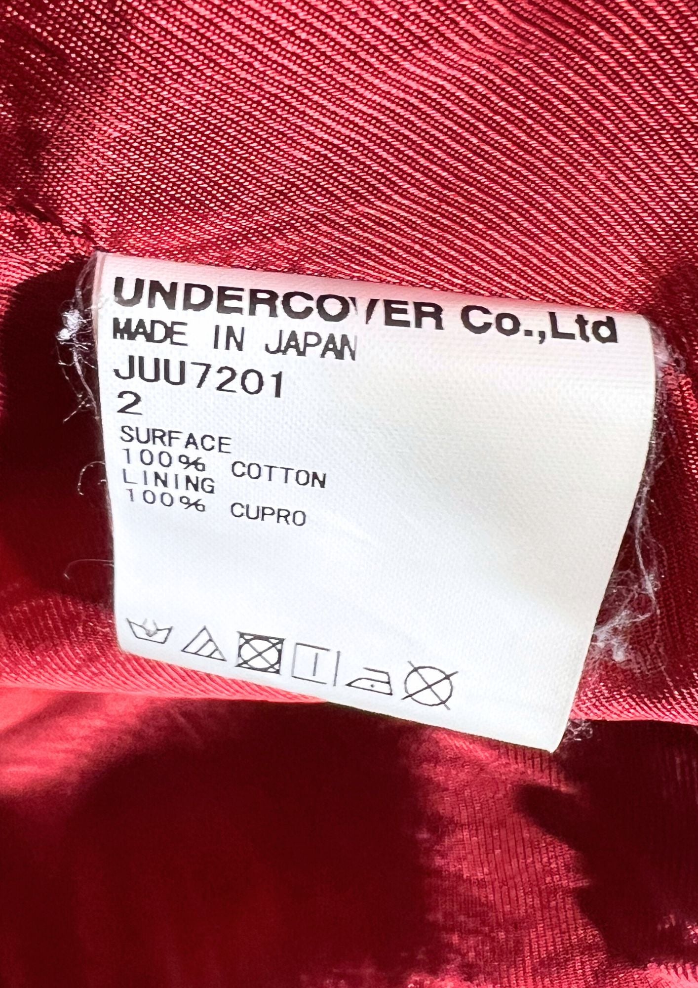 2018SS JOHN UNDERCOVER Please Don't Help Me Cotton Coach Jacket