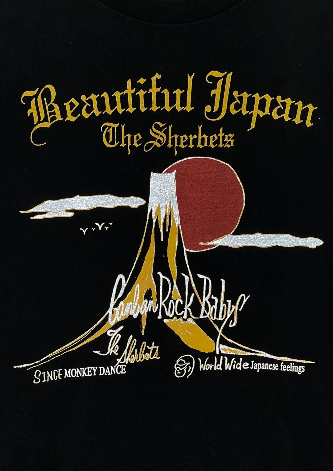 2008 THE SHERBETS Fuji Rock Festival '08 Japanese Band T-shirt (M-S)