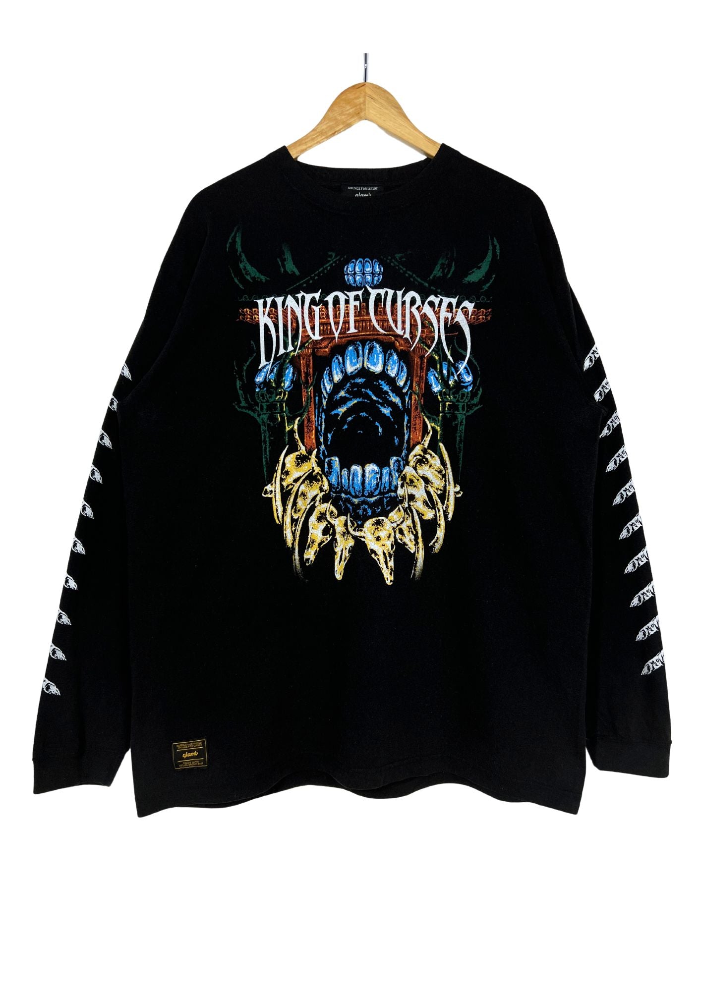 2021 Jujutsu Kaisen x Glamb King of Curses Long Sleeve Shirts