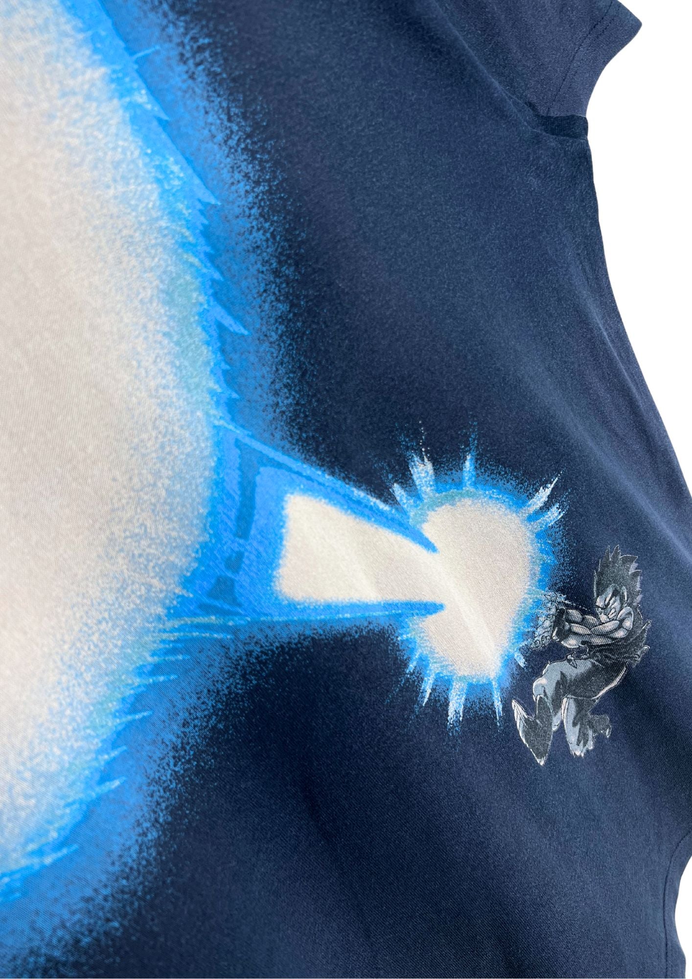 2010s Dragon Ball Z x UT 'Goku Kamehameha' Big Print T-shirt (L)