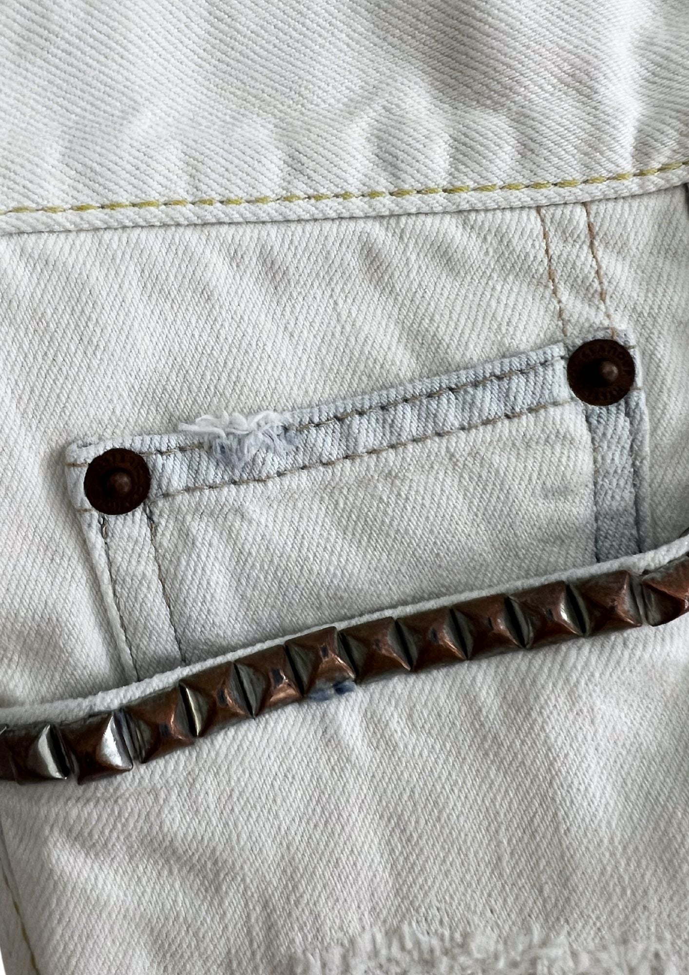 2000s Vintage HYSTERIC GLAMOUR Studs Denim Shorts