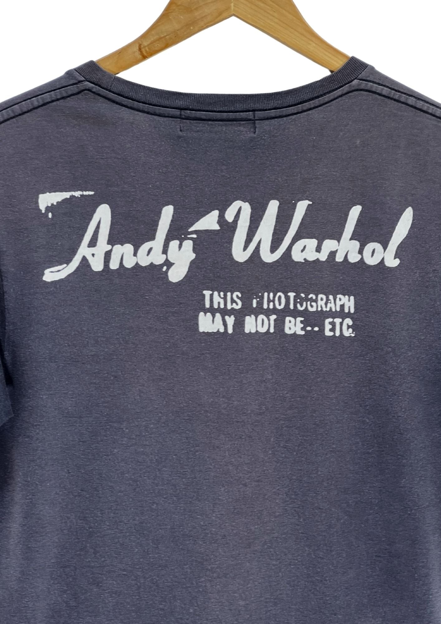 HYSTERIC GLAMOUR Andy Warhol x 'This photo may not be - etc…' T-shirt (S)