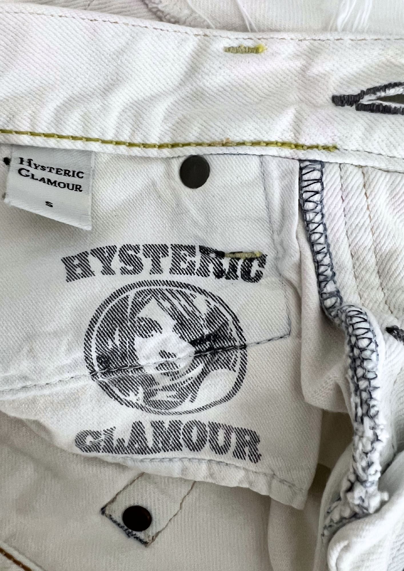 2000s Vintage HYSTERIC GLAMOUR Studs Denim Shorts