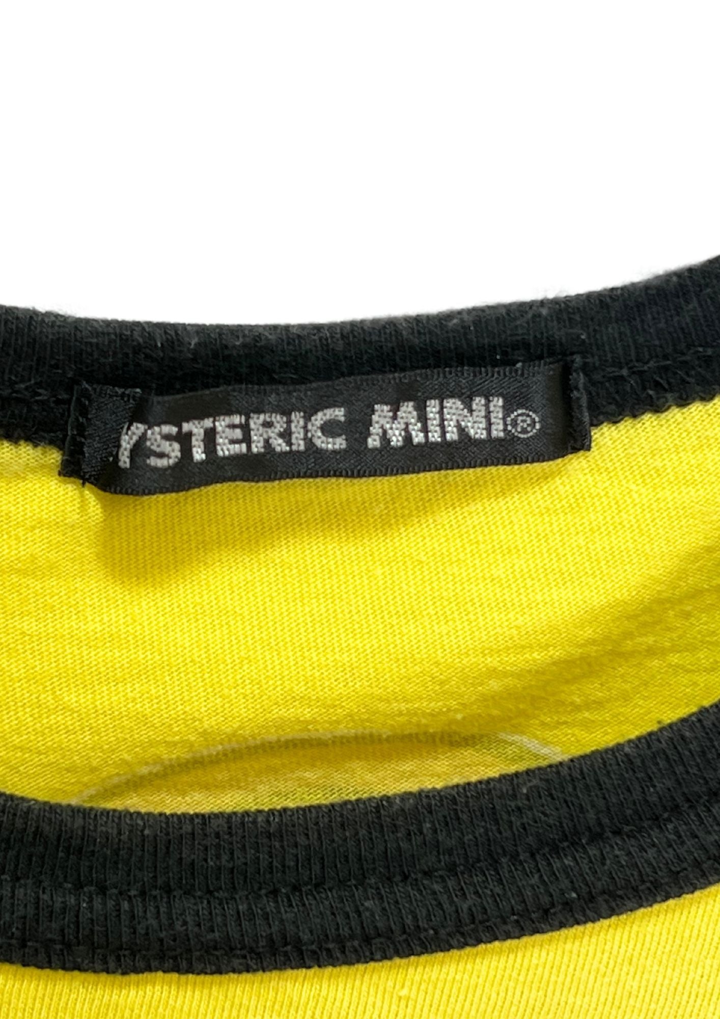 Y2K HYSTERIC MINI by HYSTERIC GLAMOUR 'Sunshine Grandprix' Baby Tee (Ladies S)