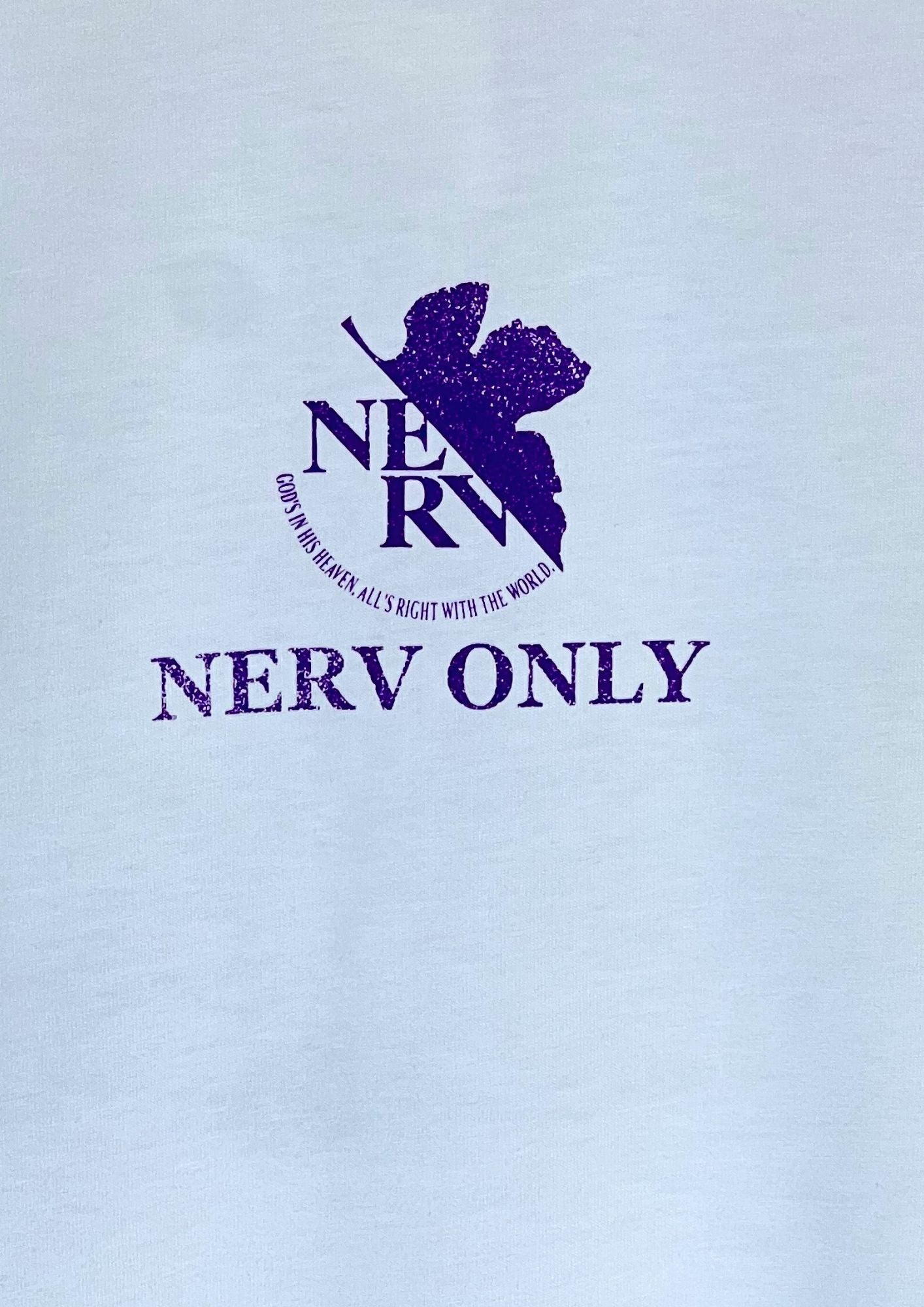 2025 Neon Genesis Evangelion x GU 30th Anniversary of EVANGELION ‘NERV ONLY’ T-shirt (XL)