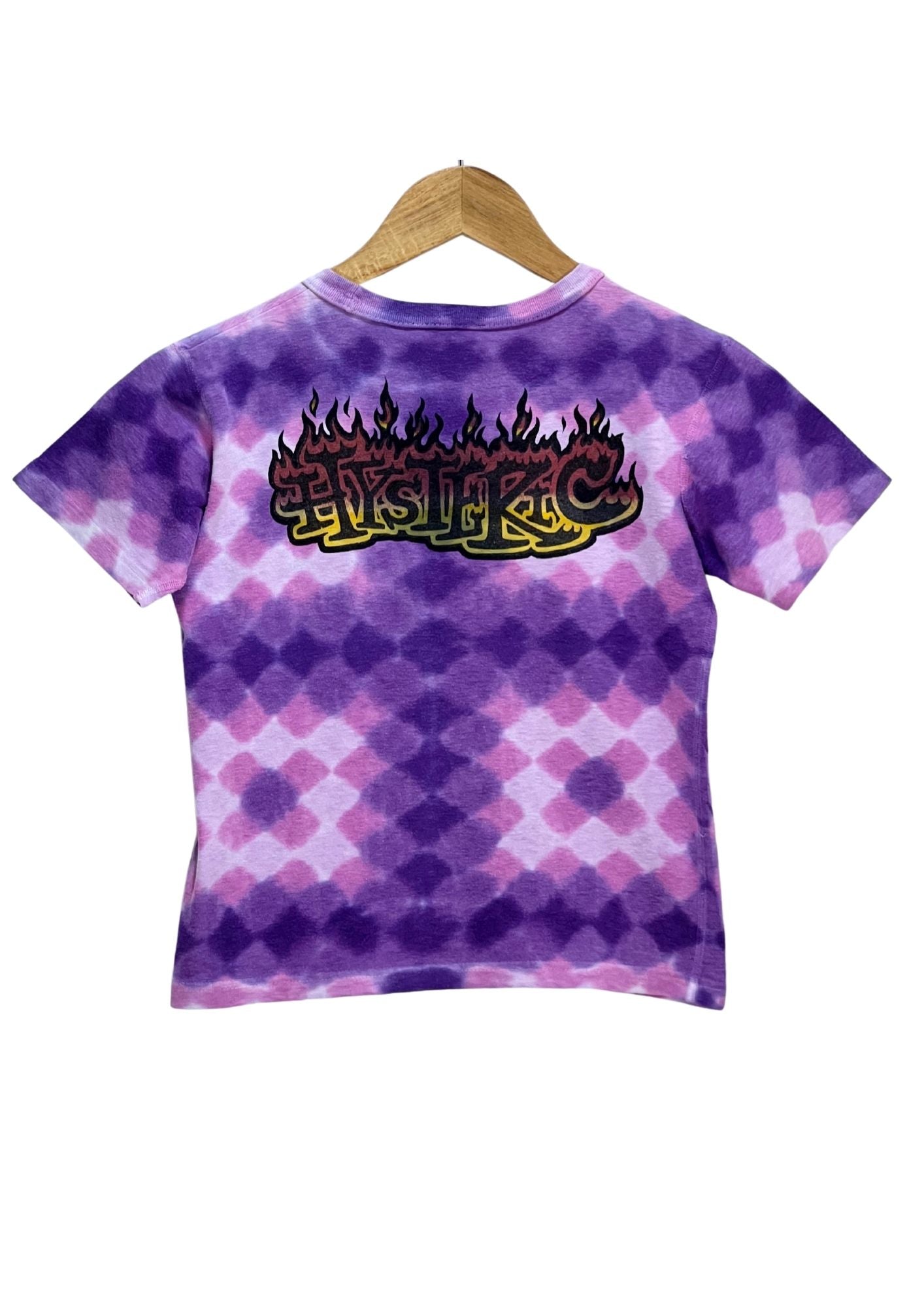 2001 Vintage HYSTERIC MINI by HYSTERIC GLAMOUR 'Biker Baby' Tie Dye Baby Tee (Ladies S-M)