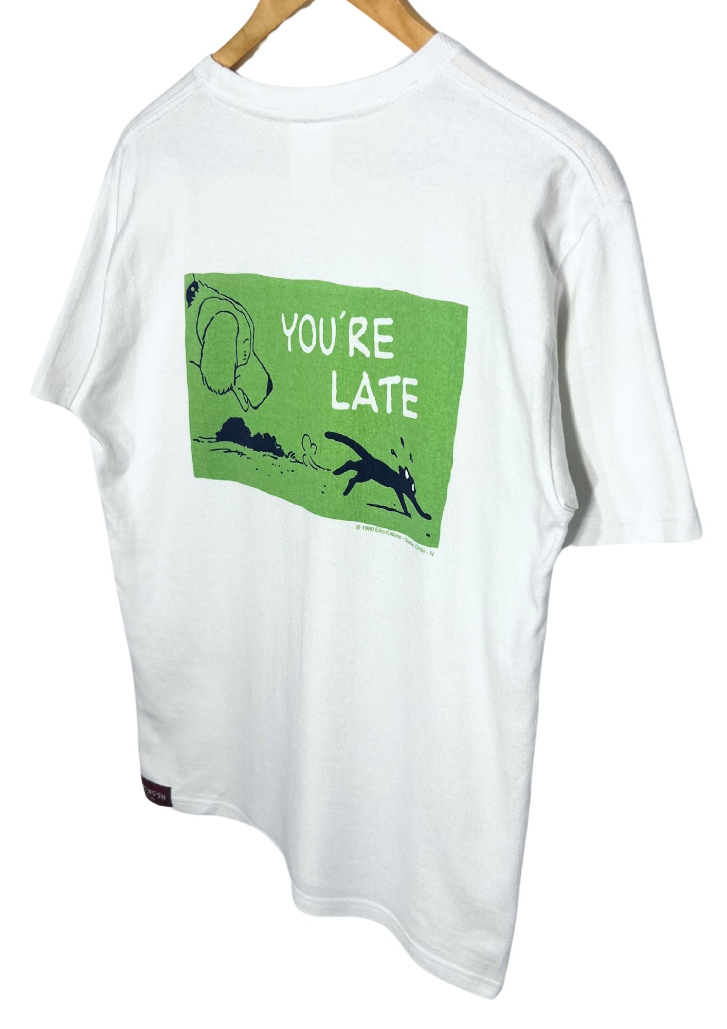 2019 Studio Ghibli Kiki's Delivery Service x GBL You're Late! Embroidered T-shirt