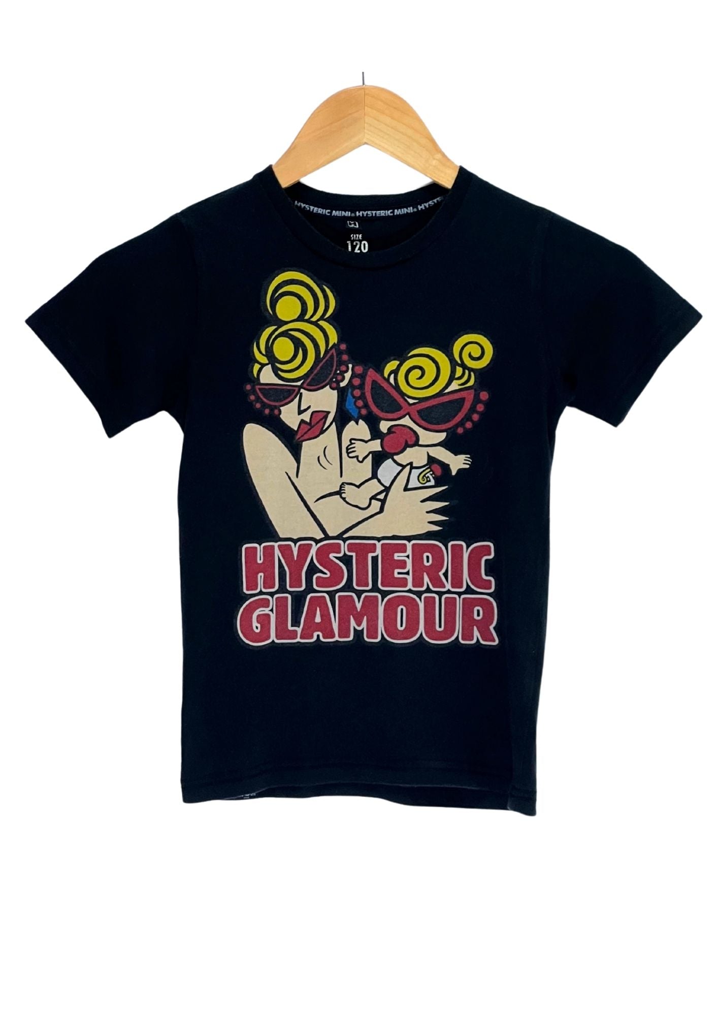 2010 HYSTERIC GLAMOUR Hysteric Mini 25th Anniversary 'Mum & Baby' Baby Tee