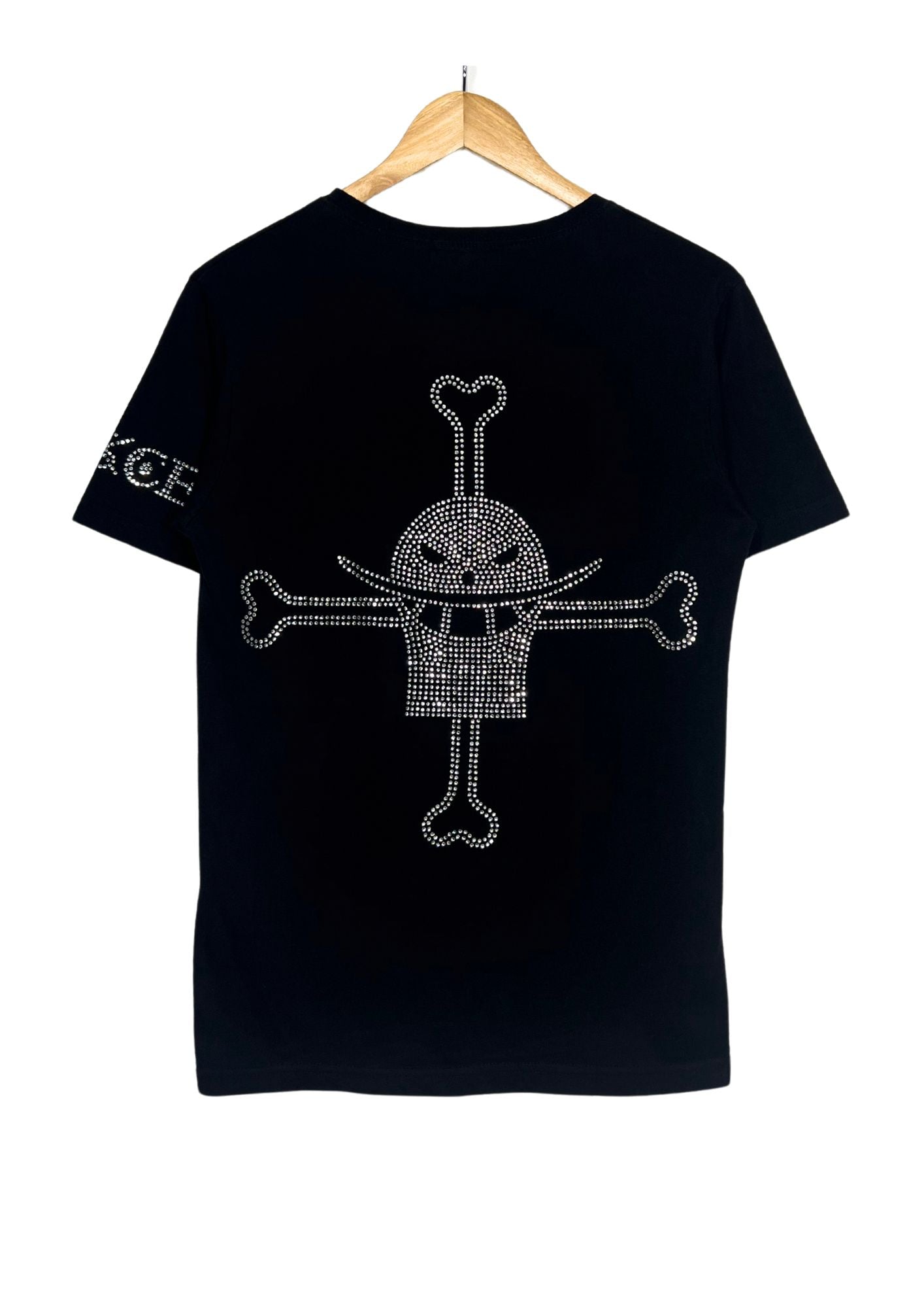 2010 One Piece x VICE FAIRY Rhinestones Ace T-shirt