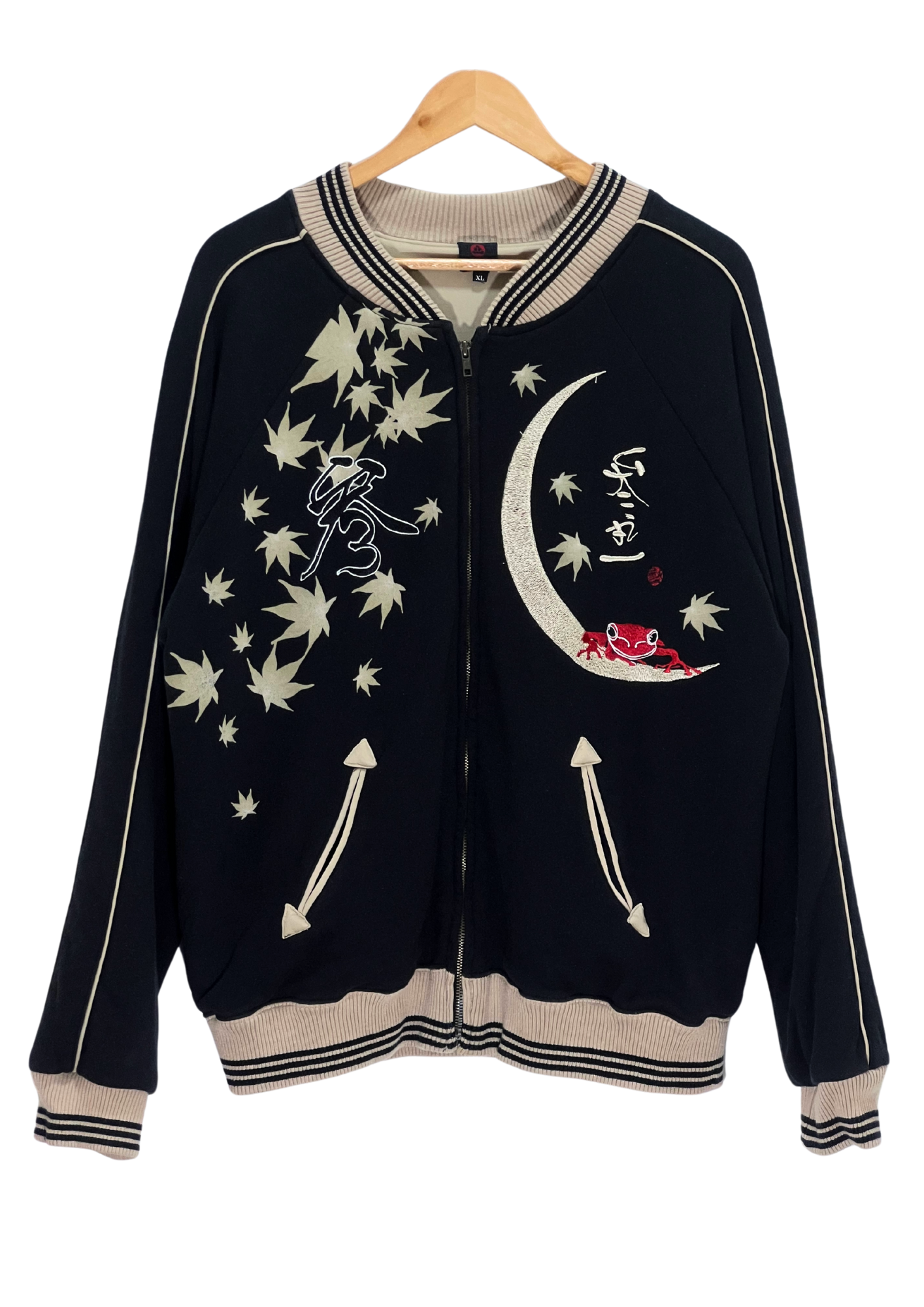 Sanmaruichi Japanese Art Embroidered Cotton Jacket (L)