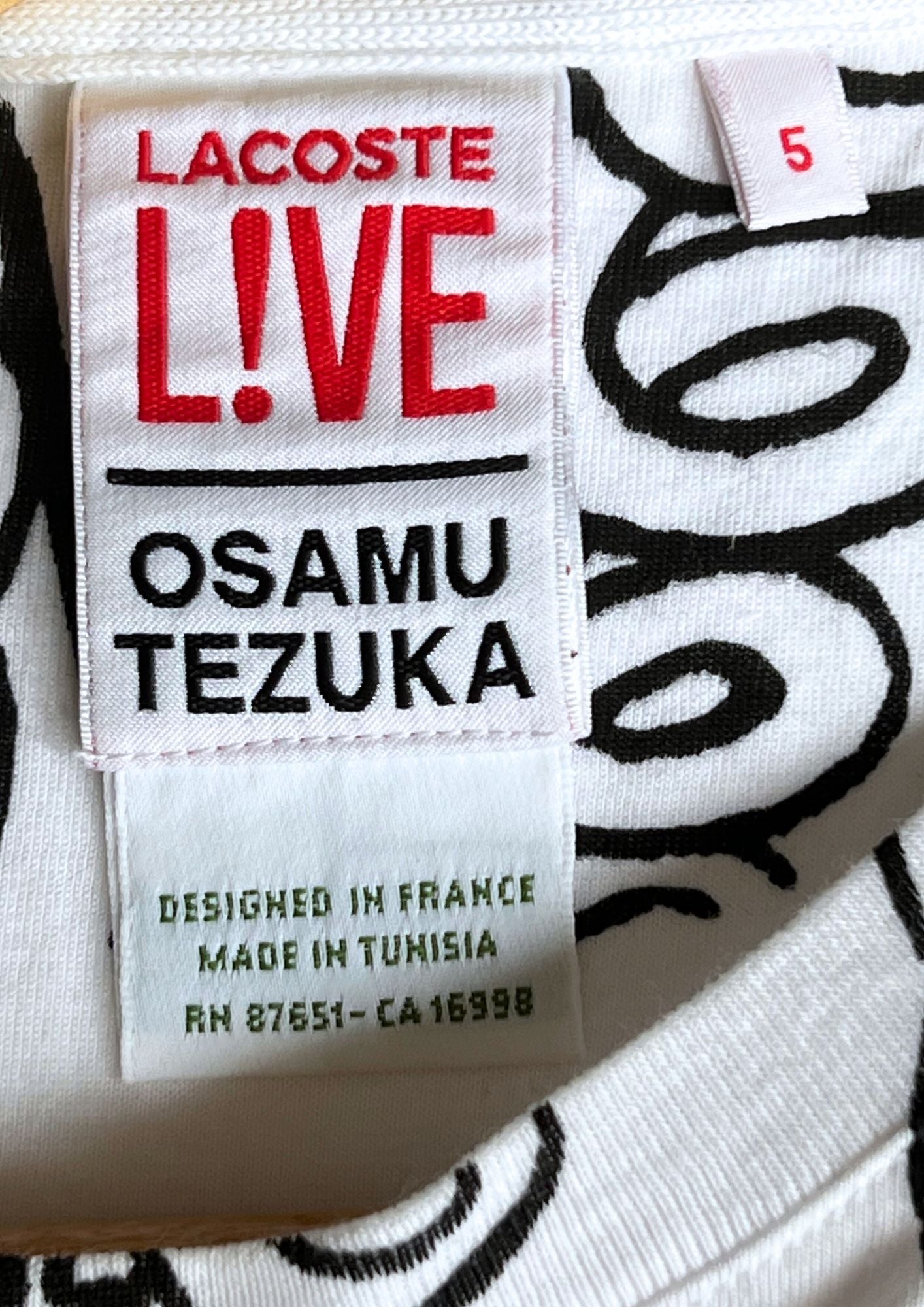 2013 Astro Boy x Lacoste LIVE 'Astro Boy' T-shirt (M)