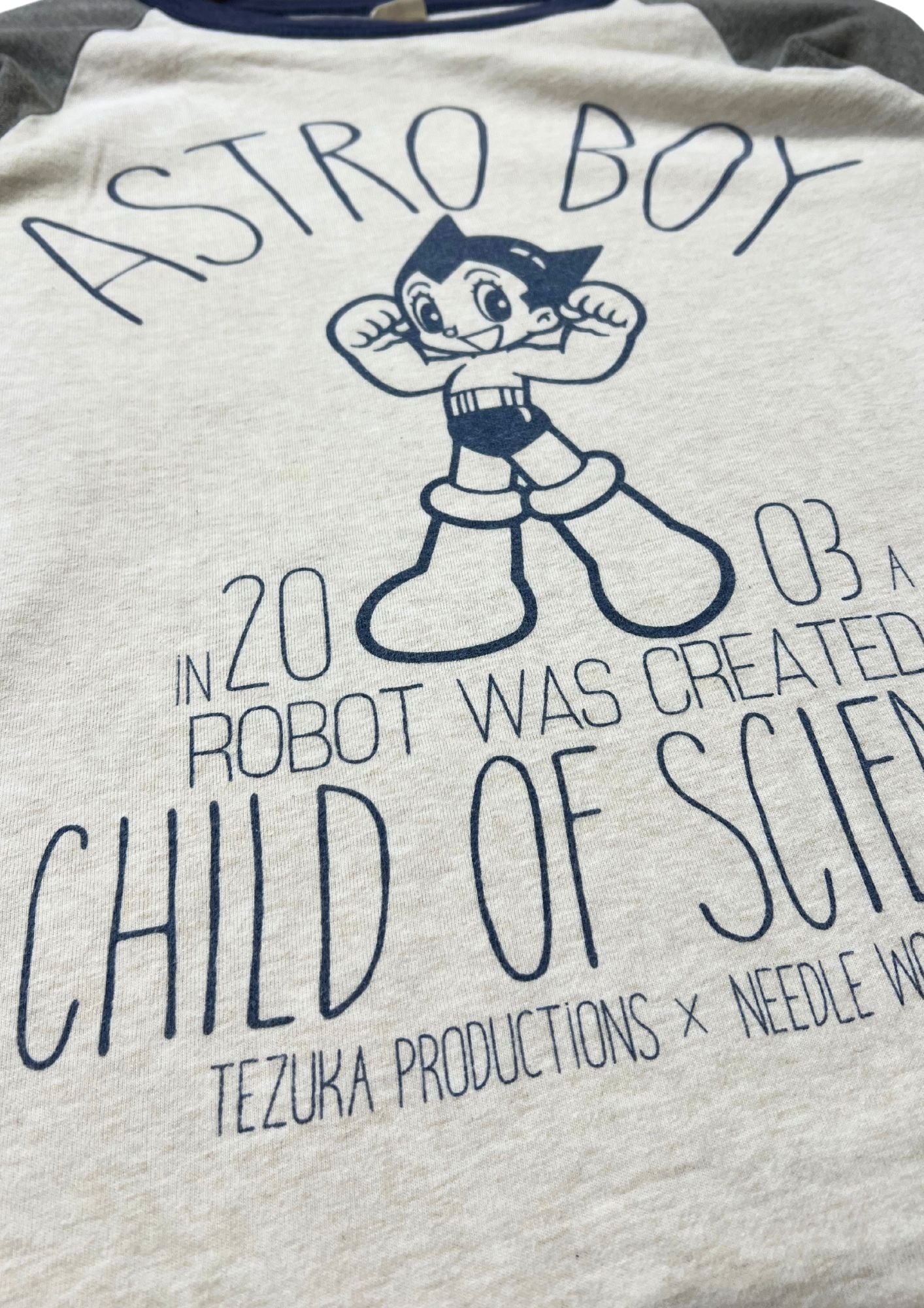 Astro Boy x NEEDELE WORK 'Seven Secret Powers of Astro Boy' L/S Raglan Shirt (S)