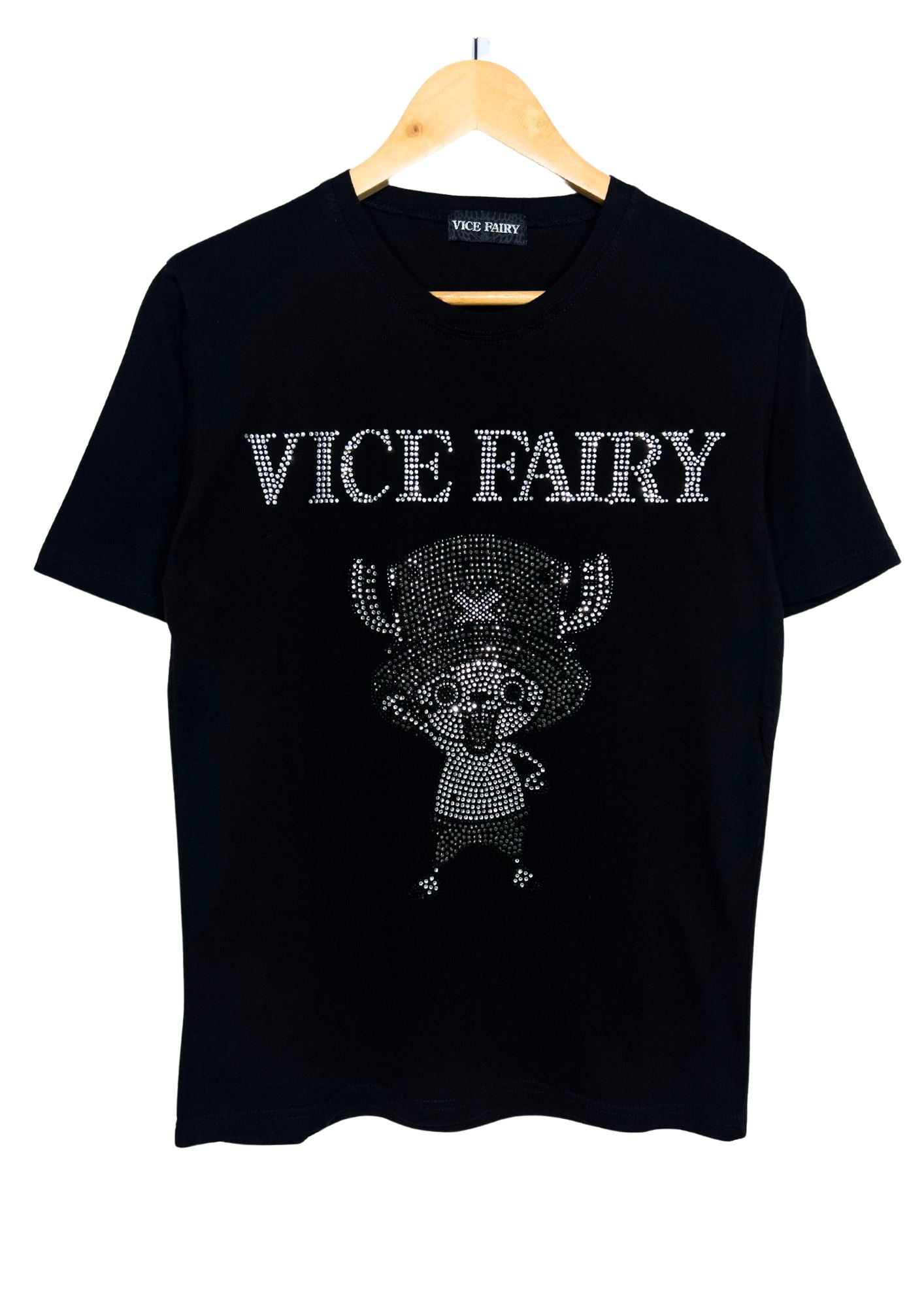2010 One Piece x VICE FAIRY Rhinestones Chopper T-shirt