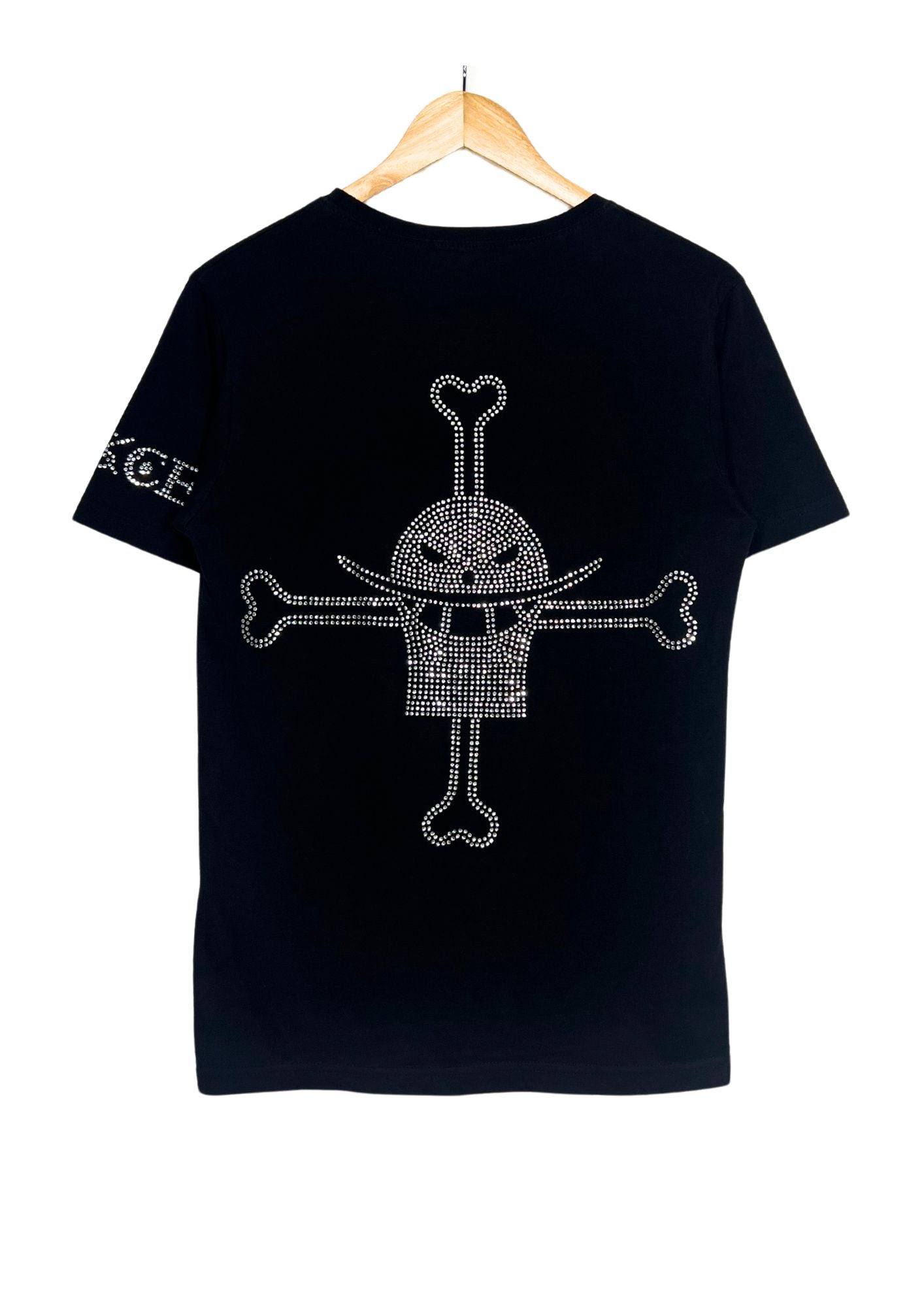 2010 One Piece x VICE FAIRY Rhinestones Ace T-shirt