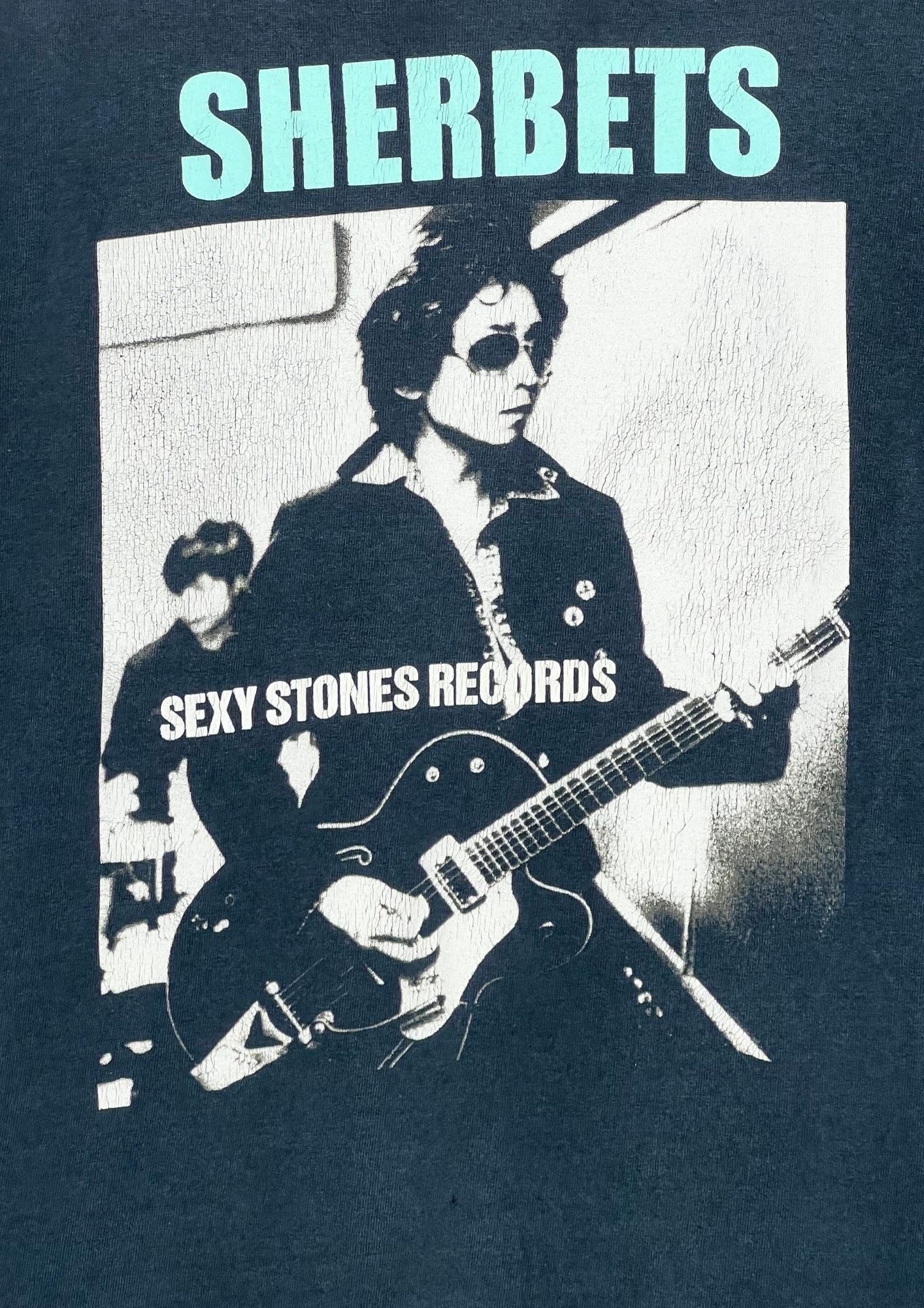 2000 SHERBETS 'Sexy Stones Records' Japanese Band T-shirt