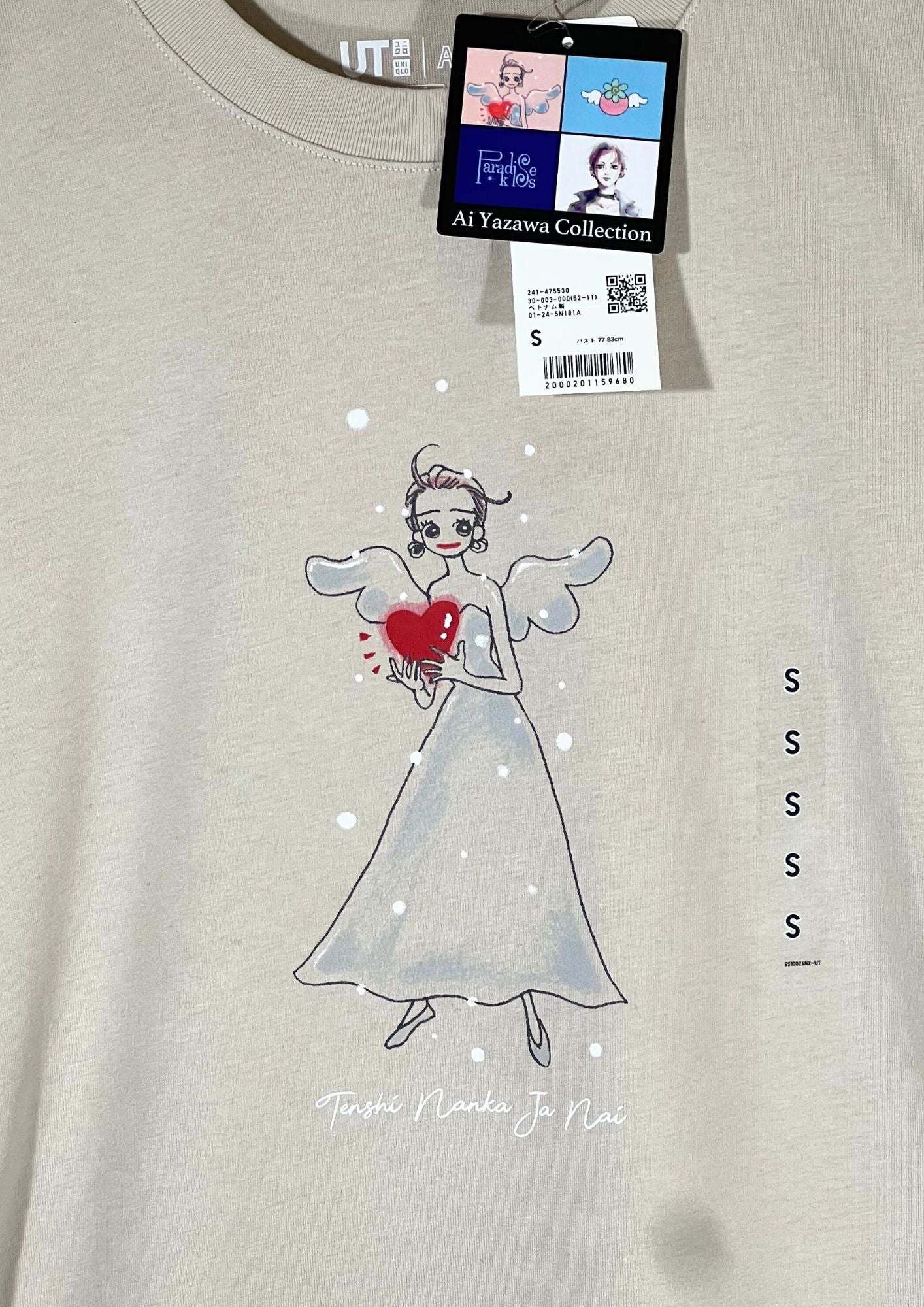 2025 Ai Yazawa x UT ‘’I’m no Angel’ T-shirt (Ladies S-M)