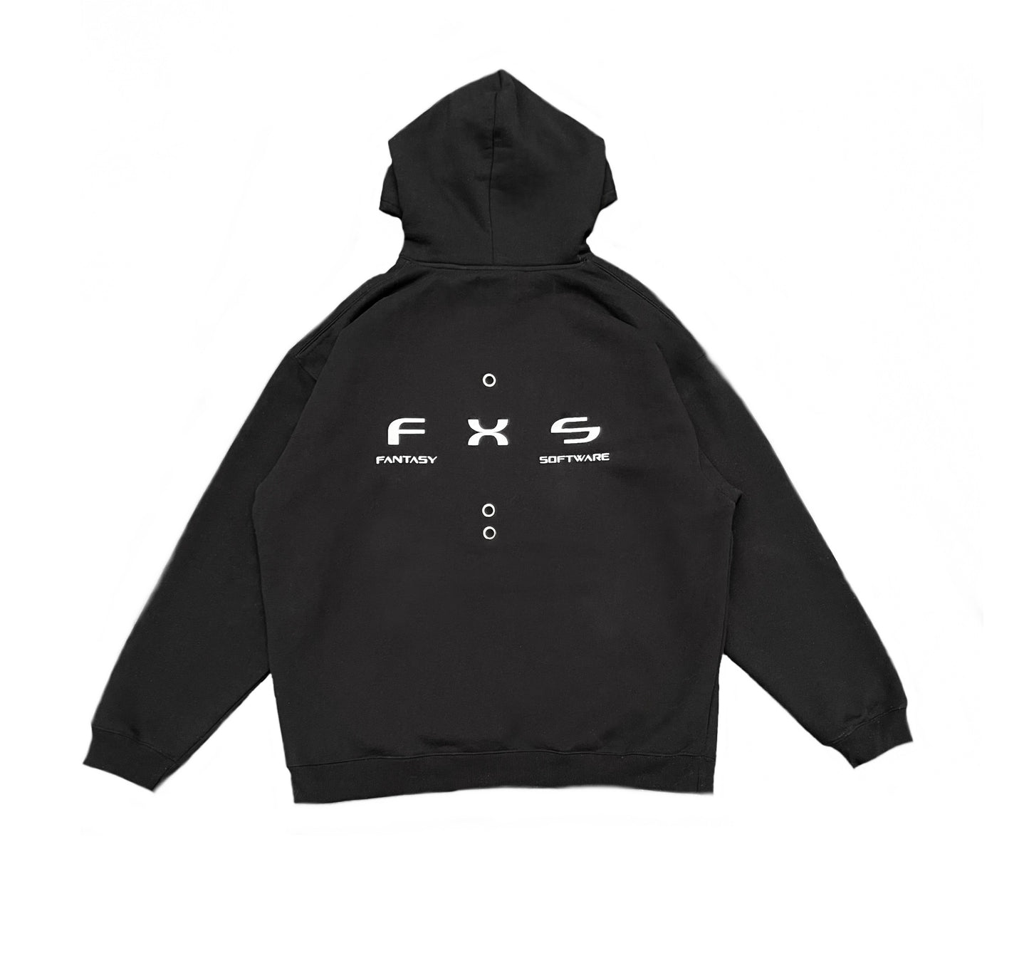 FORMULA-7 FXS WARPED BARCODE DOUBLE HOOD HOODIE (XL) 1/1