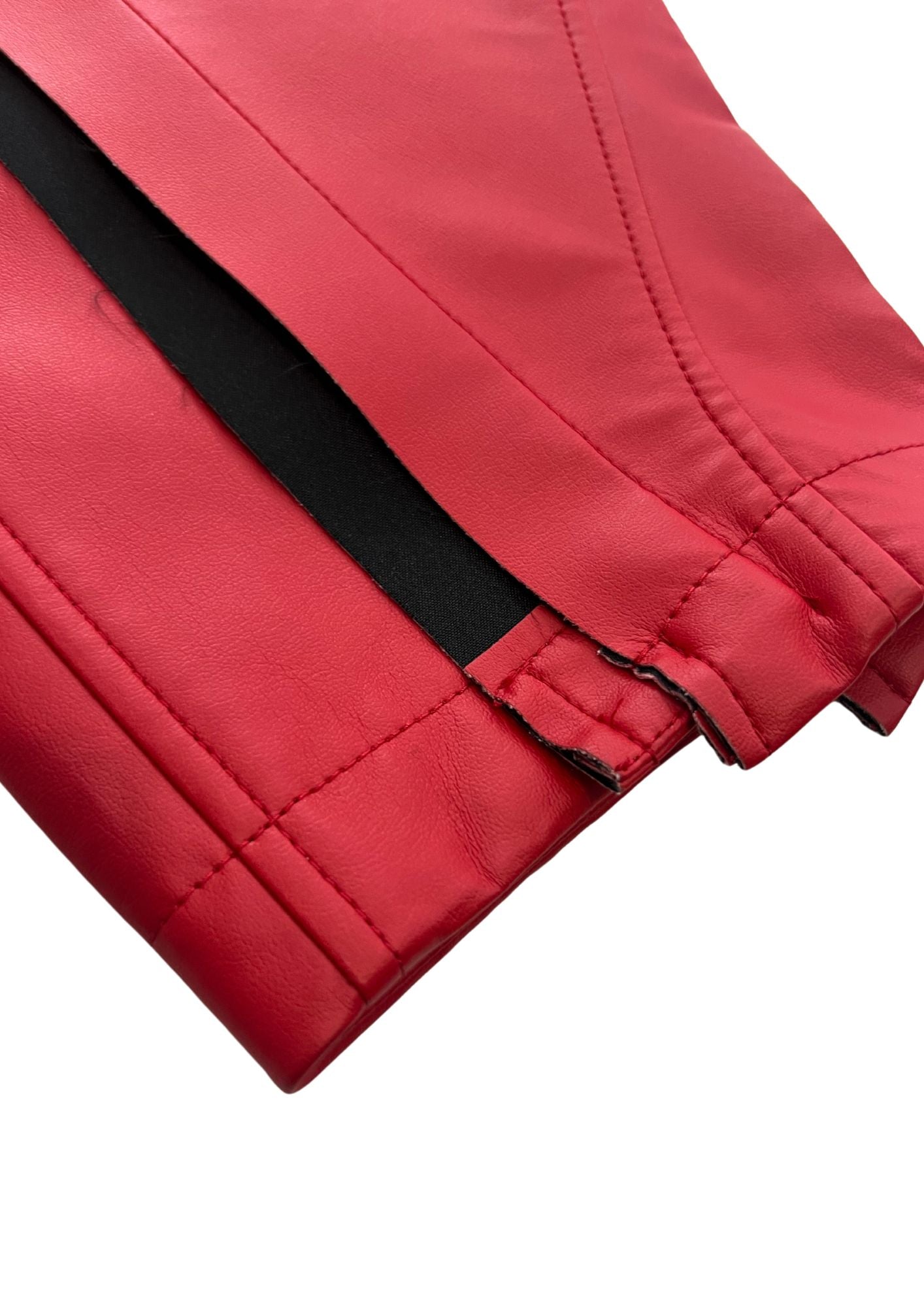 2015SS COMME des GARÇONS Rose and Blood Eco Leather Balloon Pants