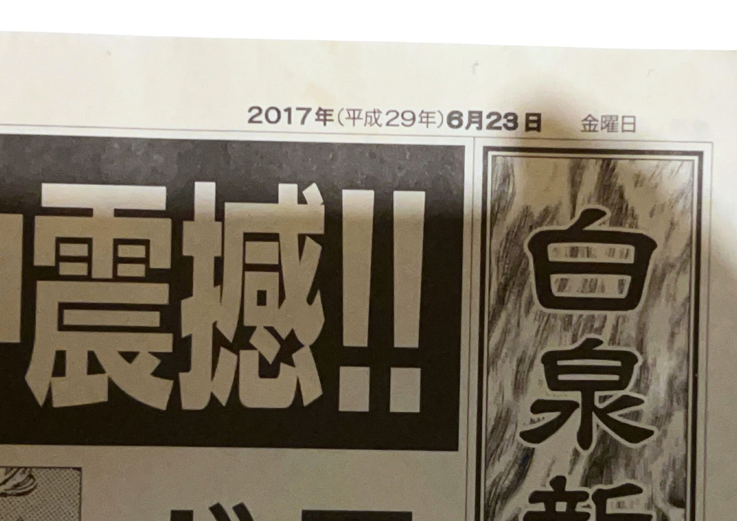 2017 Berserk 'Volume 39' Double Side Ad Newspaper Poster (A1)