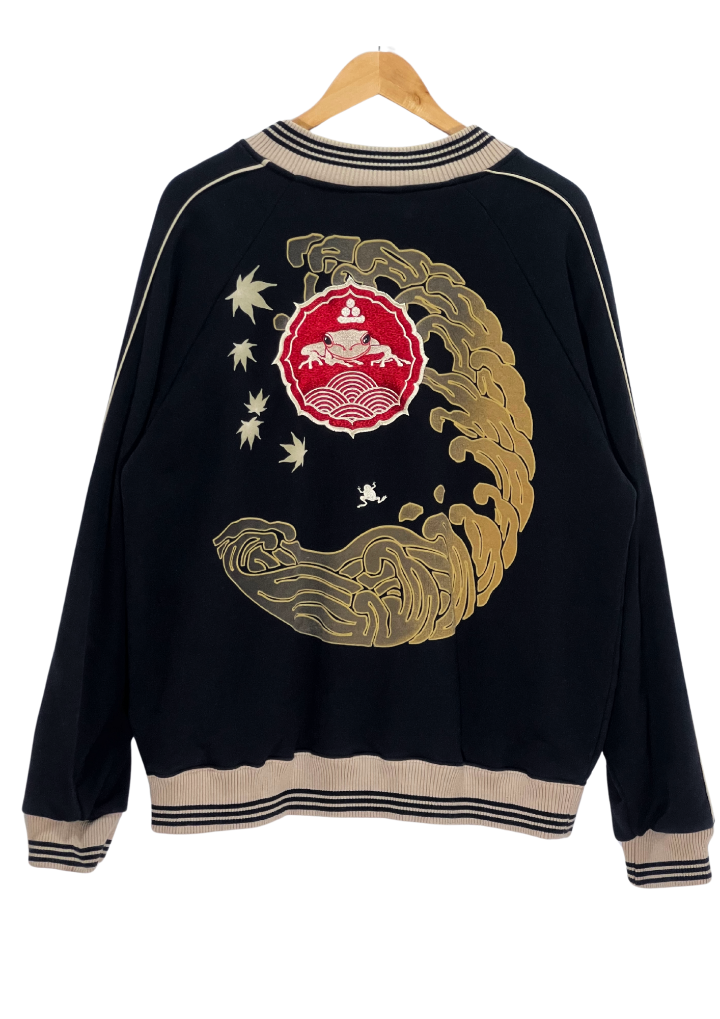 Sanmaruichi Japanese Art Embroidered Cotton Jacket (L)