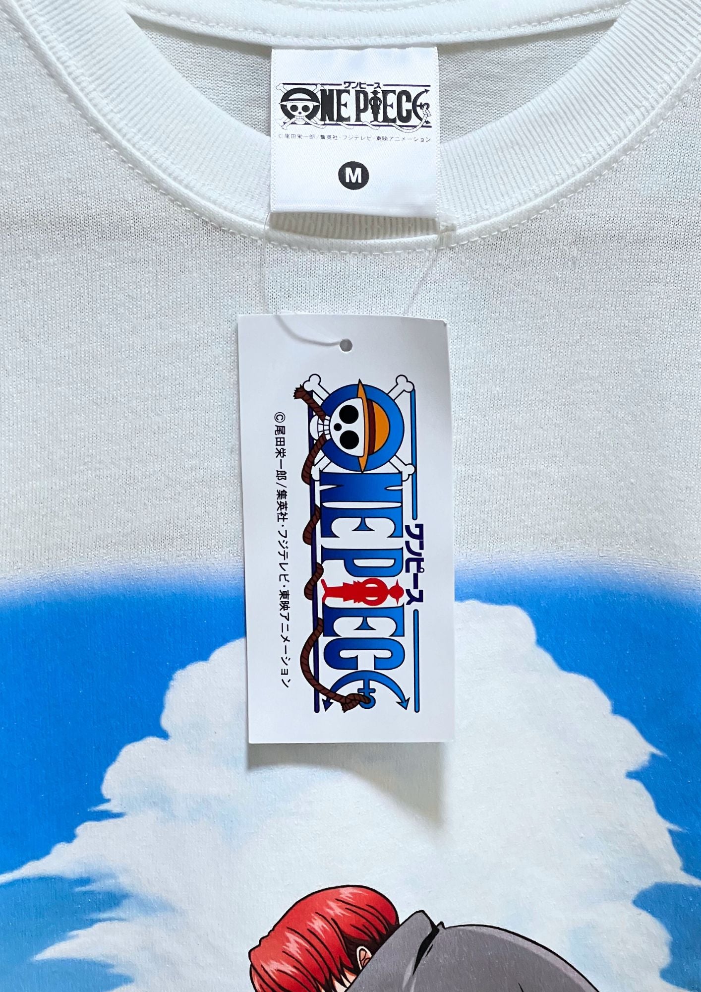 2025 One Piece x Avail 'Luffy & Shanks' T-shirt (M Oversize)