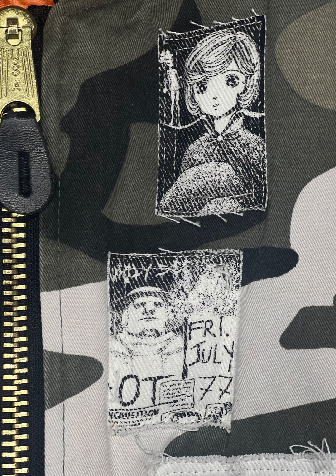 Rough Simmons x Berserk The Swordsman Patched Bomber Jacket