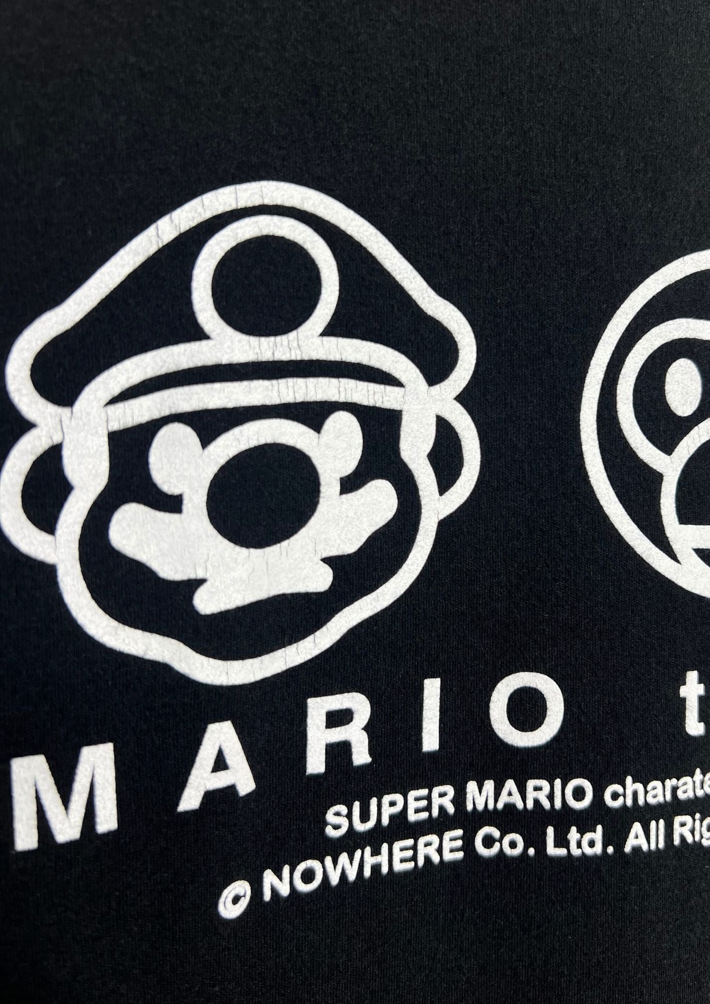 2008 Super Mario x Baby Milo by A Bathing Ape 'Mario to Milo' L / S Shirts