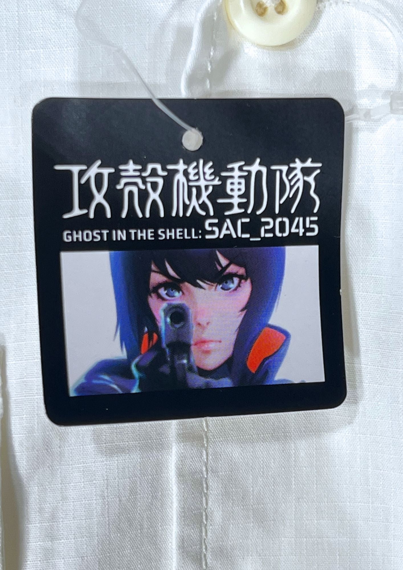 2020 Ghost in the Shell x GU Embroidered Military S/S Shirts